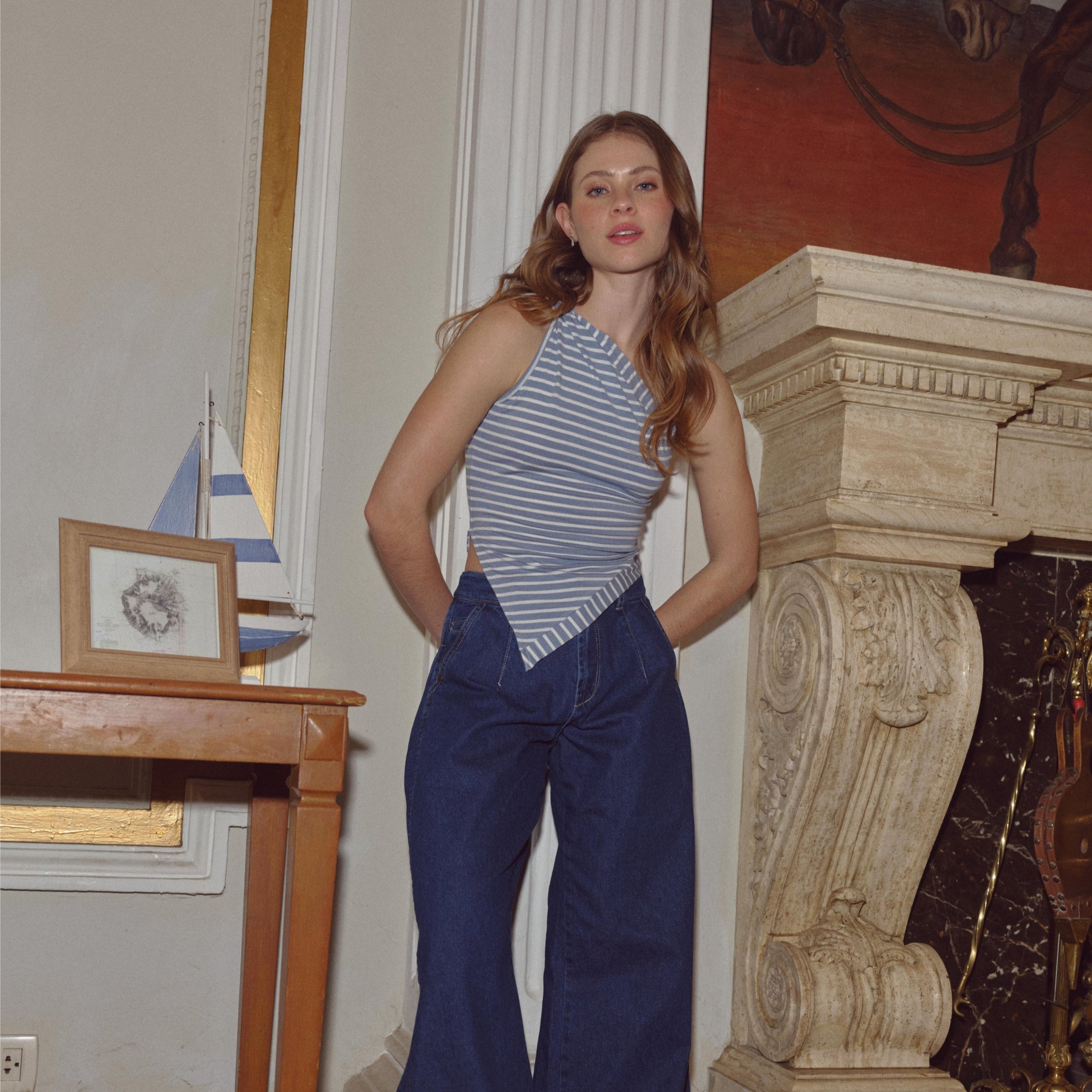 Polo Primavera Celeste