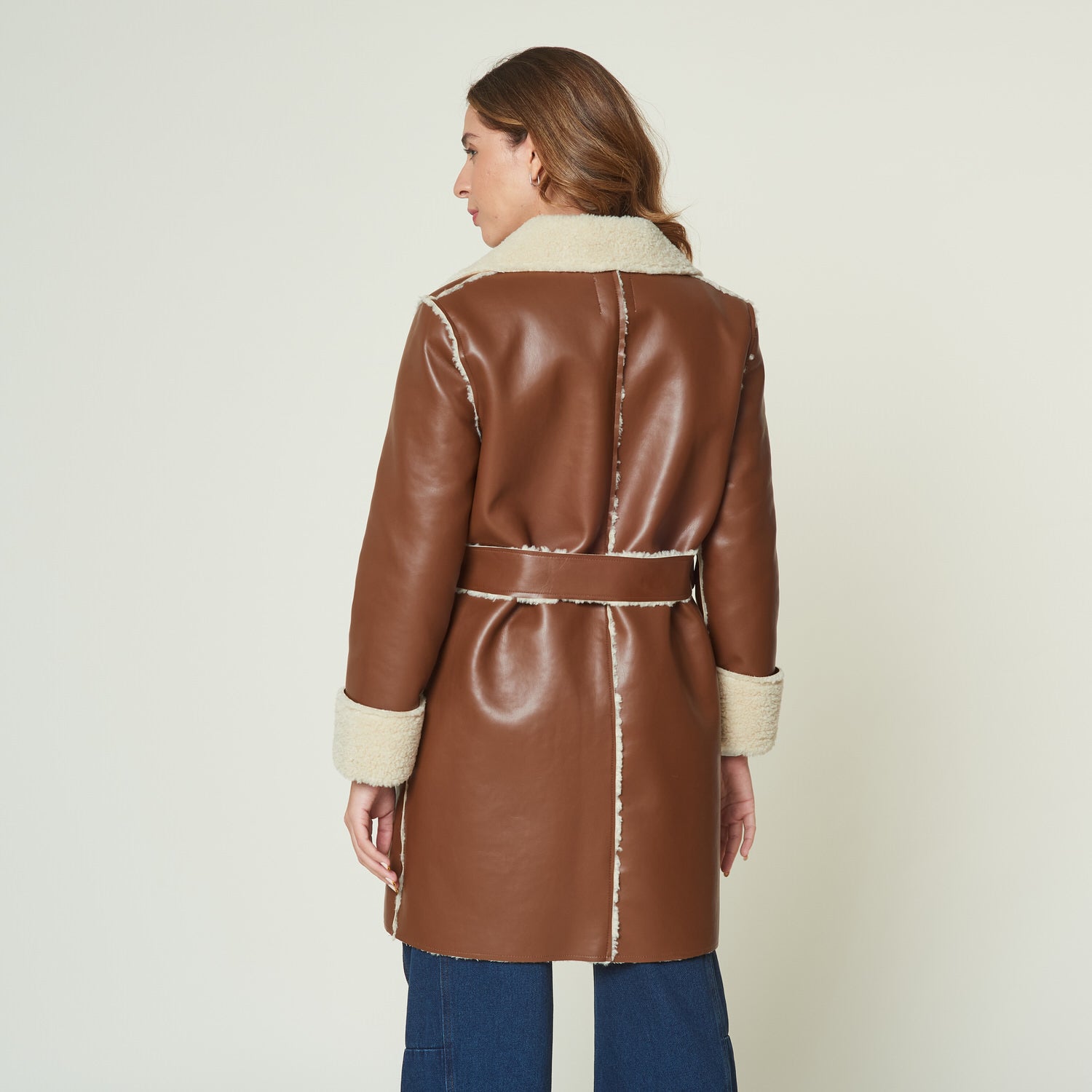 Abrigo Constanza Marron