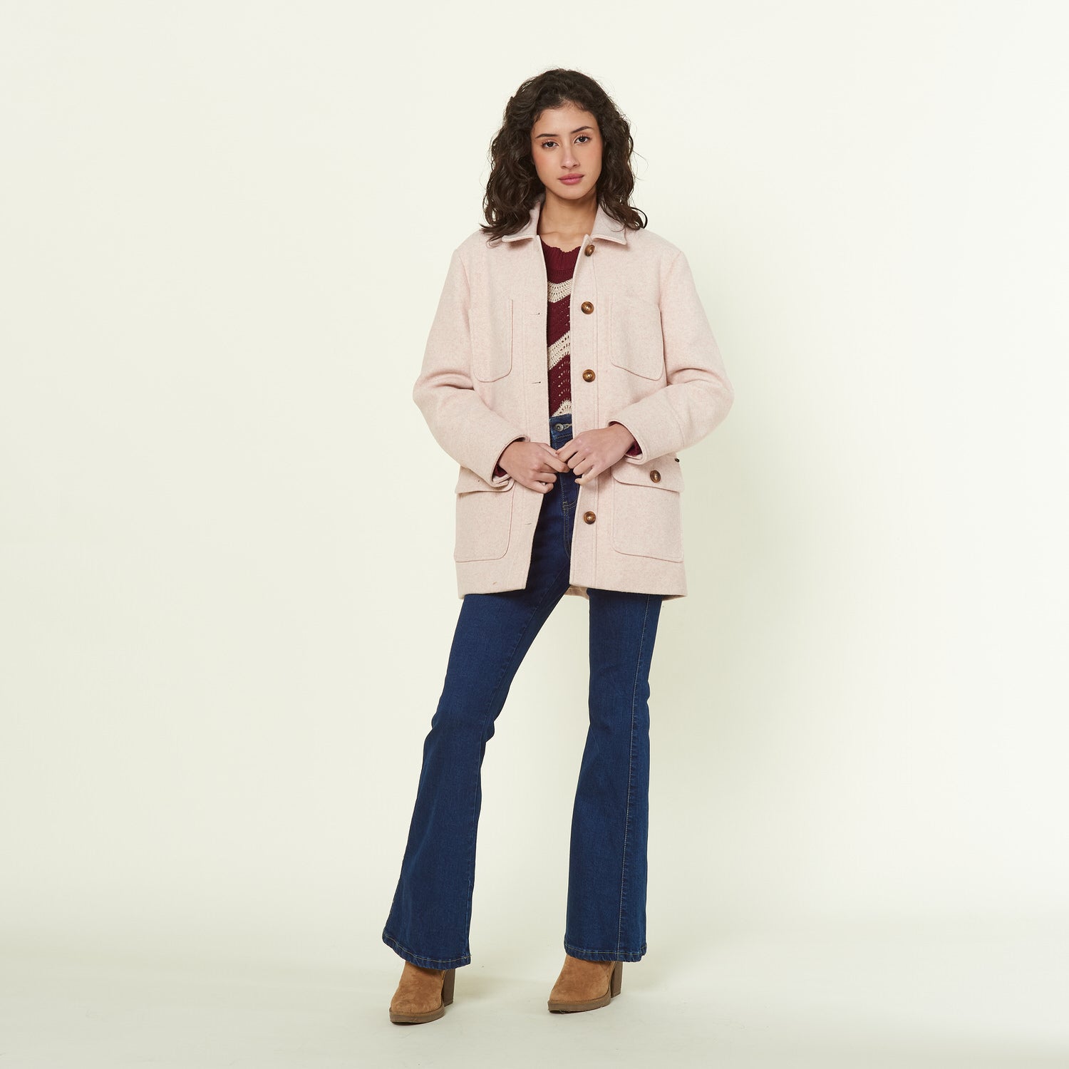 Abrigo Corina Beige