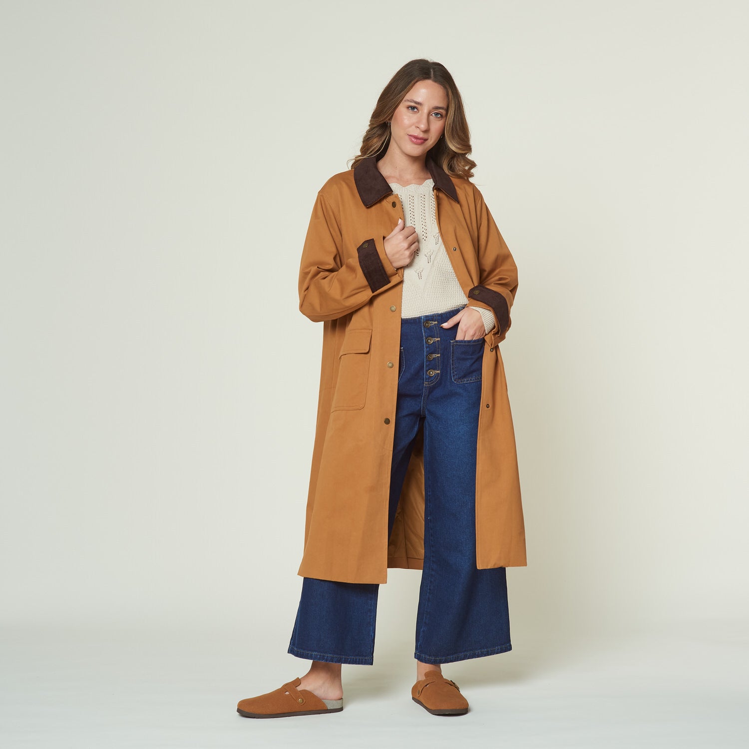 Abrigo New York Camel