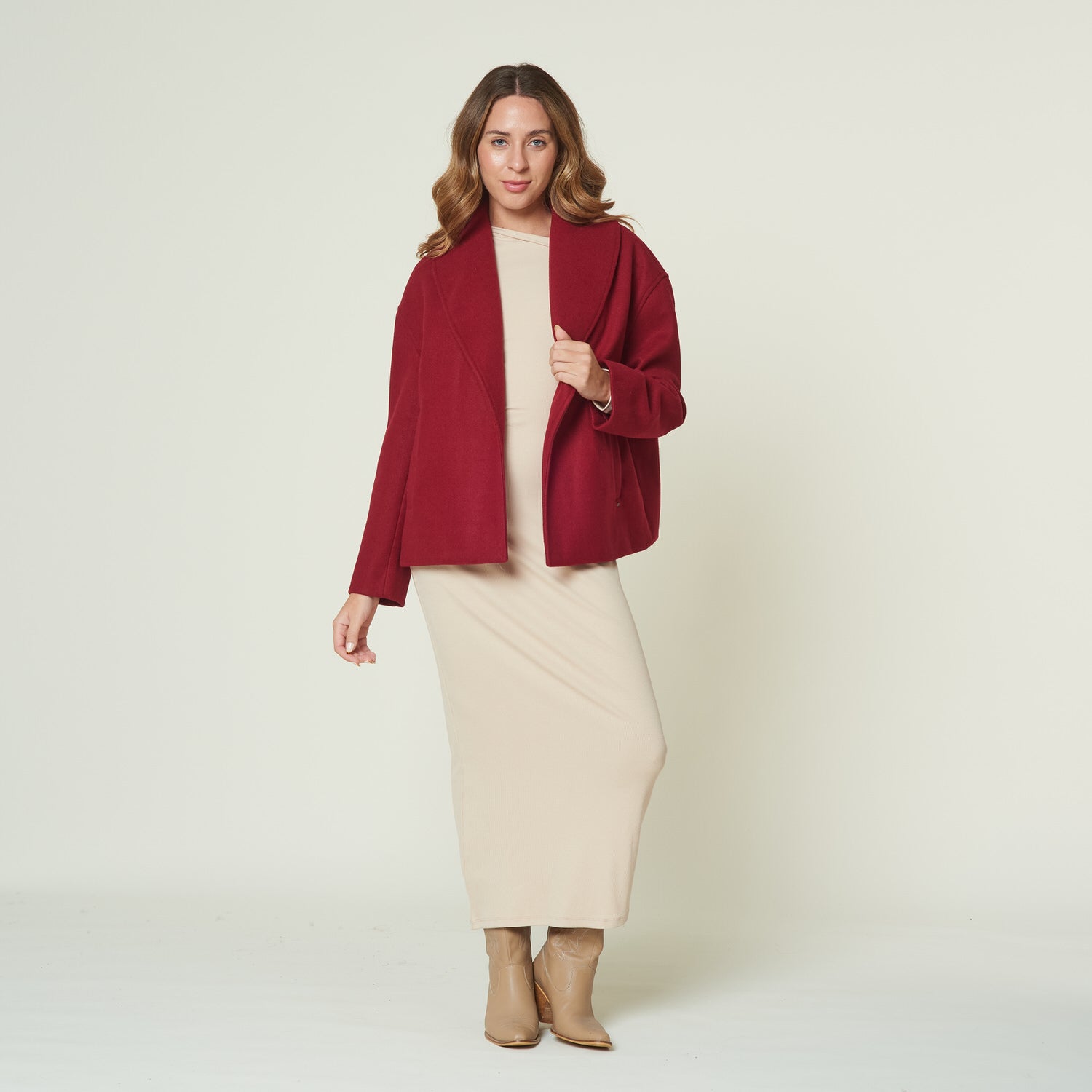 Abrigo Toronto Burgundy