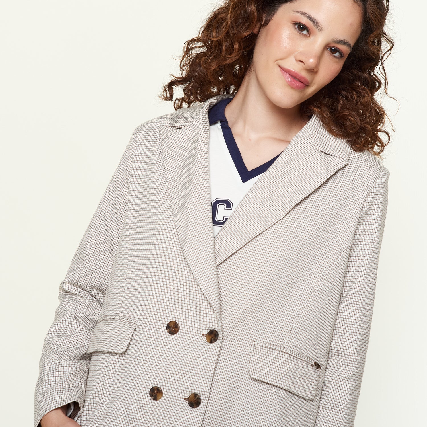 Blazer Gatsby Print