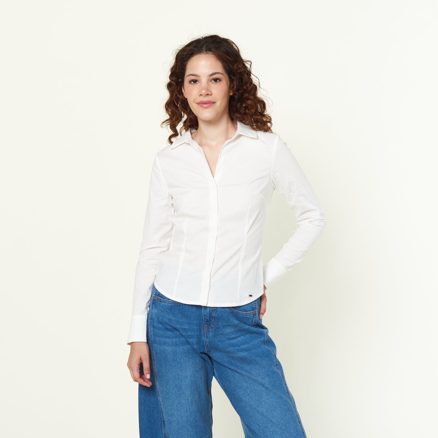Blusa Grace Hueso