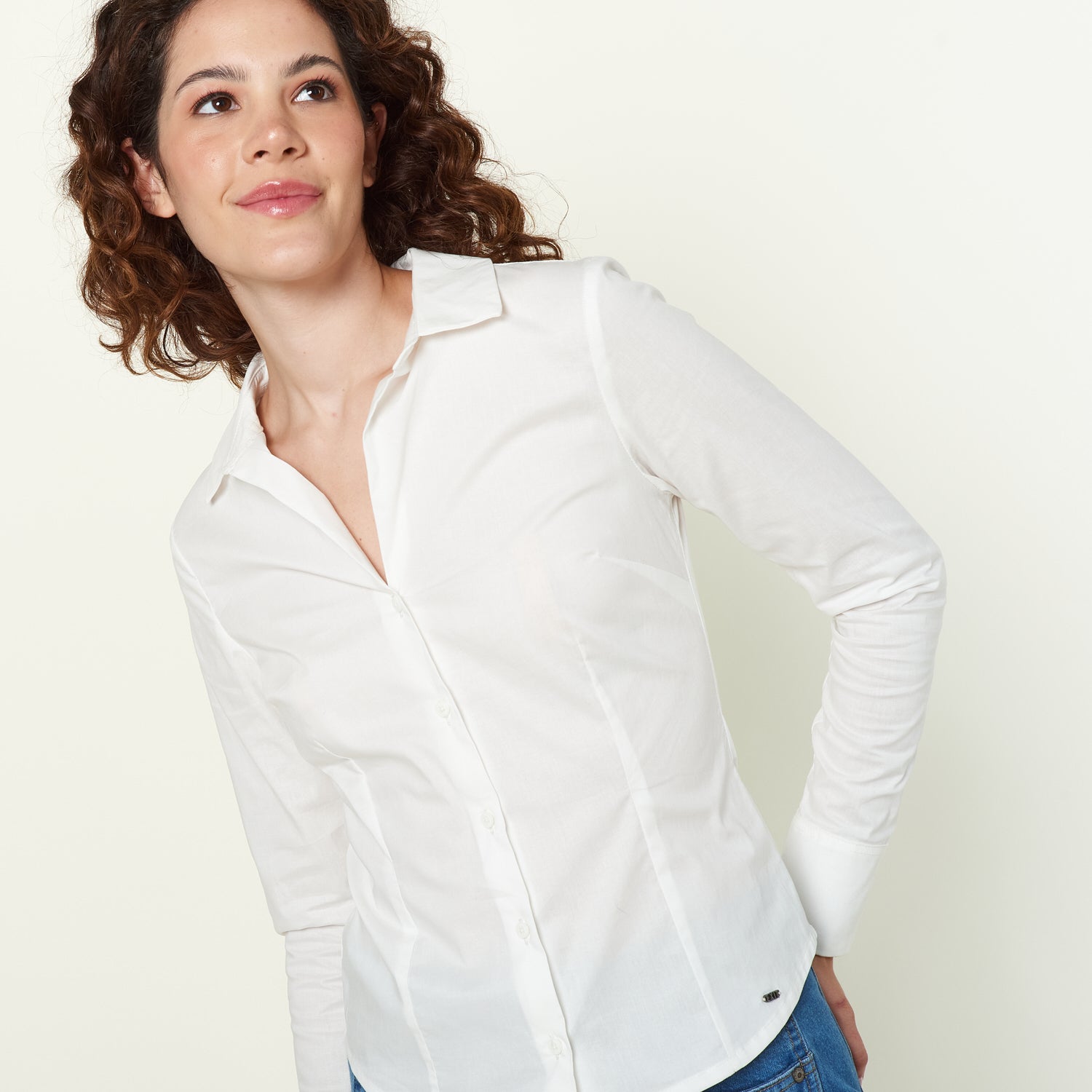 Blusa Grace Hueso
