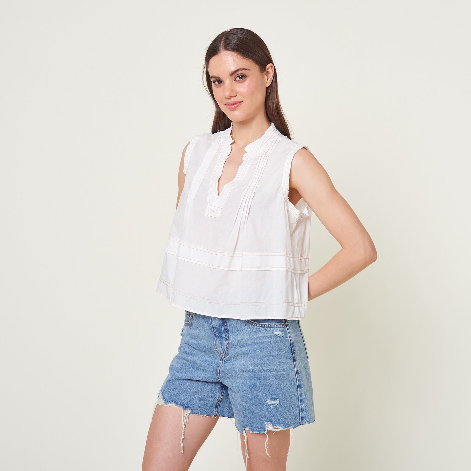 Blusa Adaya Hueso