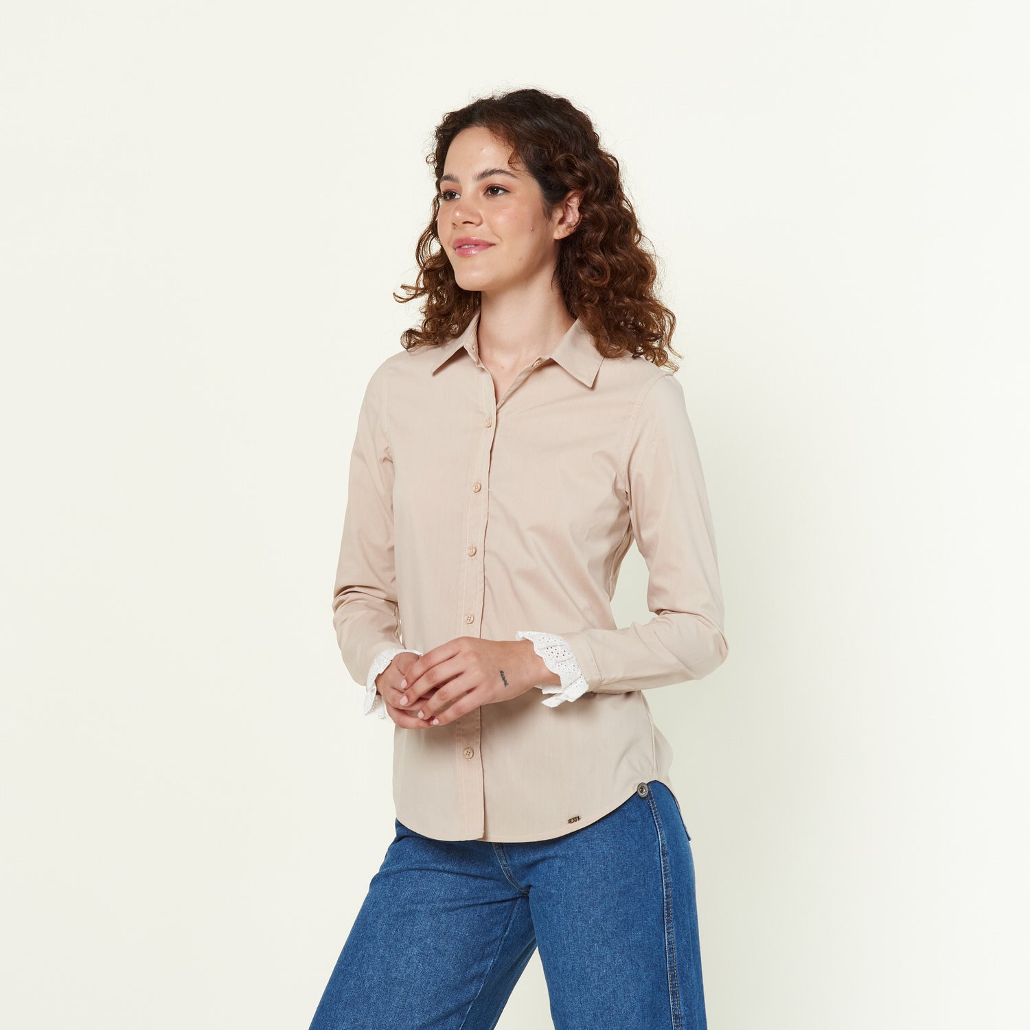 Blusa Adela Beige