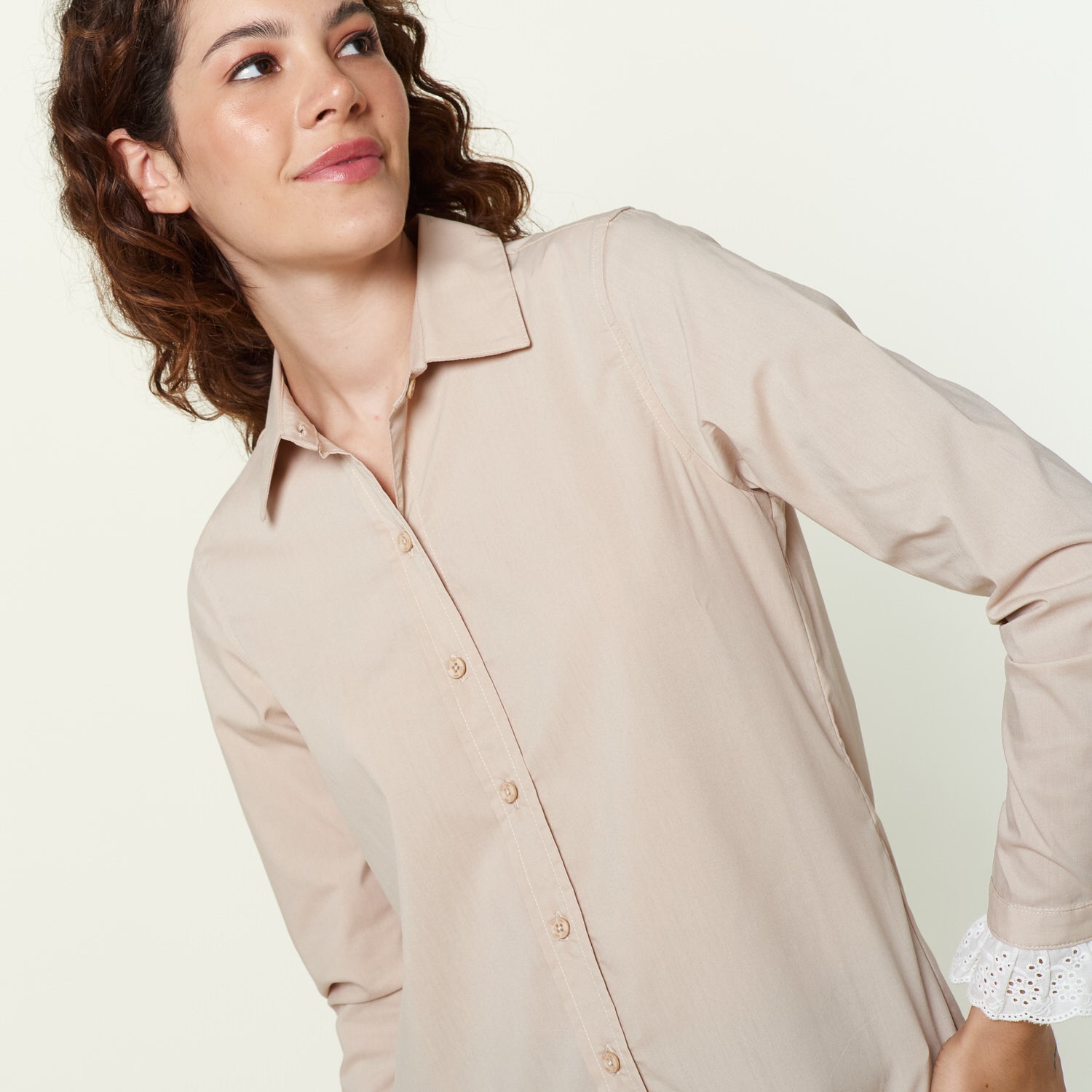 Blusa Adela Beige