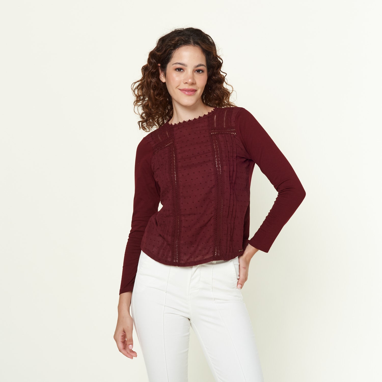 Blusa Adriana Burgundy