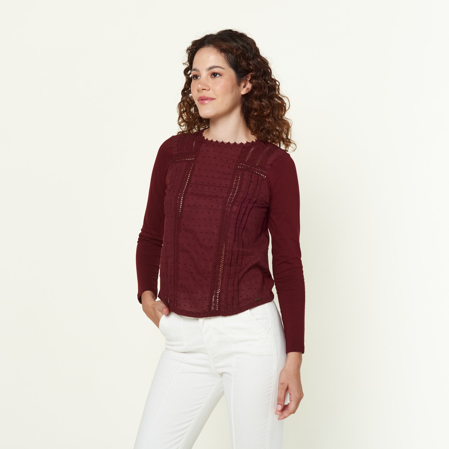 Blusa Adriana Burgundy
