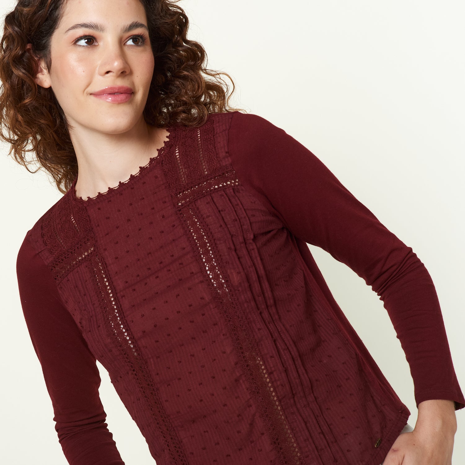 Blusa Adriana Burgundy
