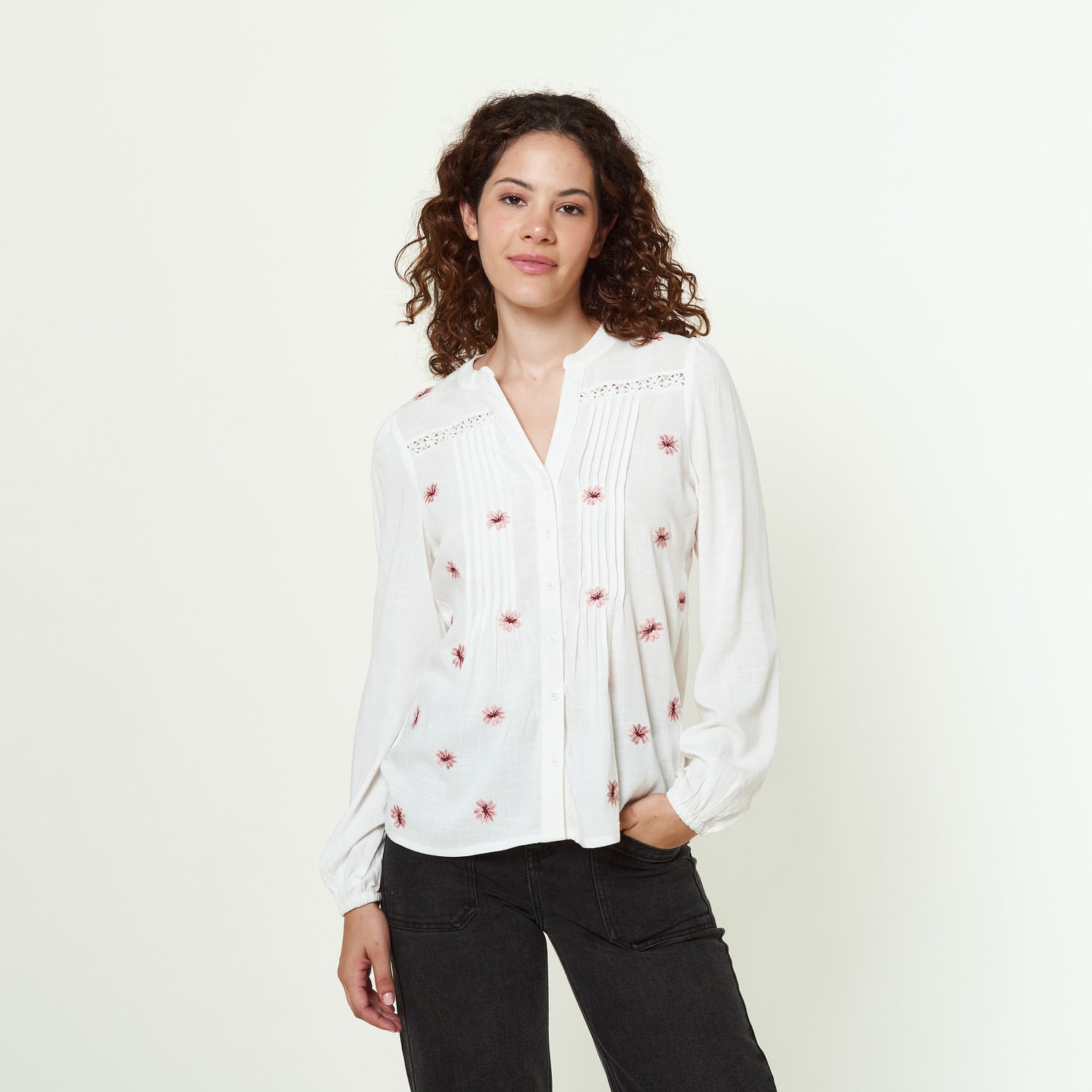 Blusa Agate Hueso