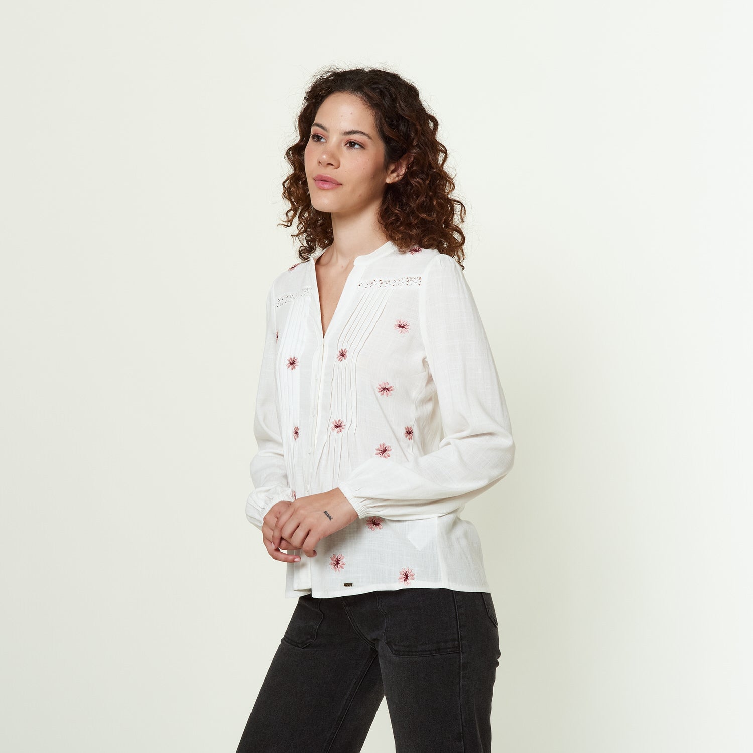 Blusa Agate Hueso
