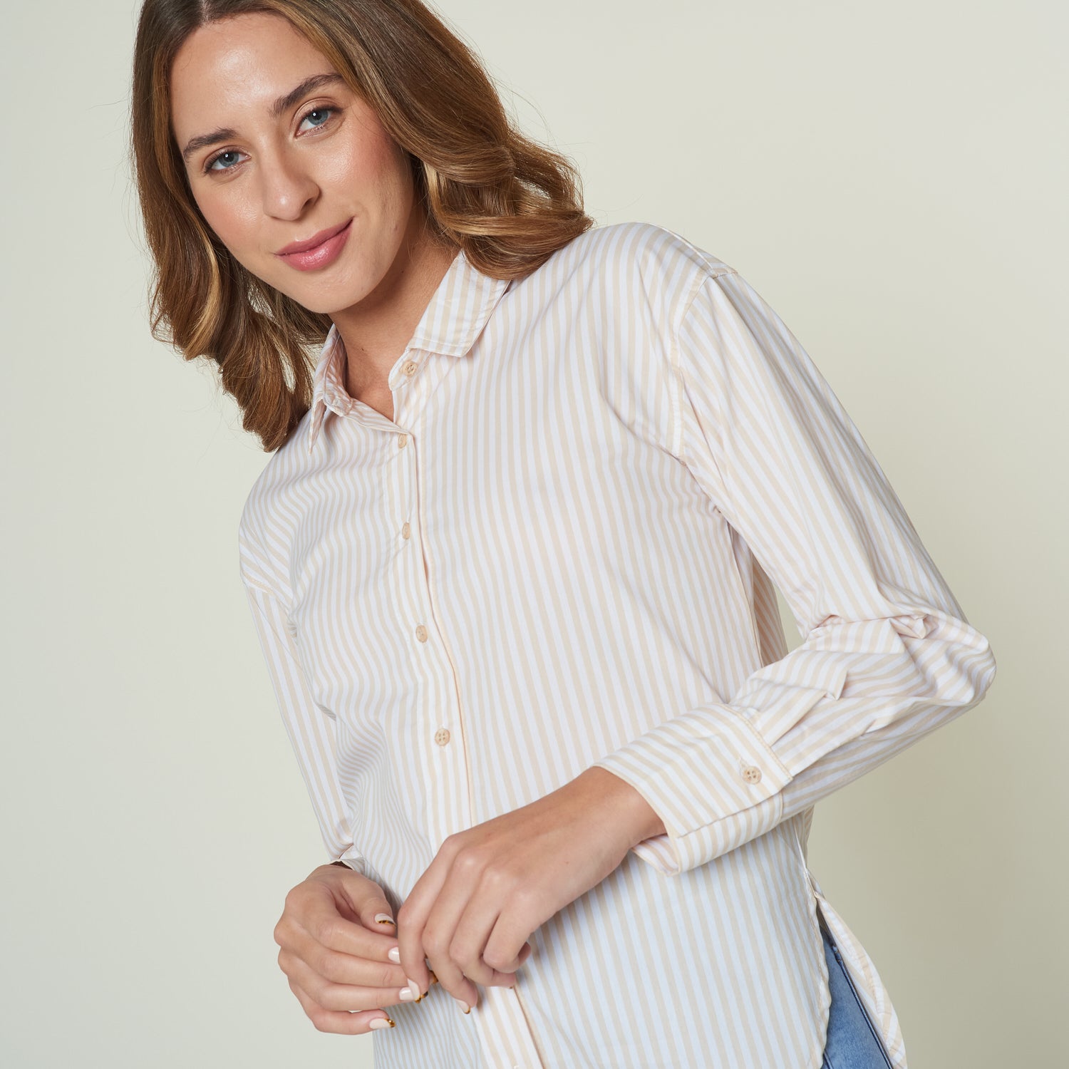 Blusa Agustina Beige