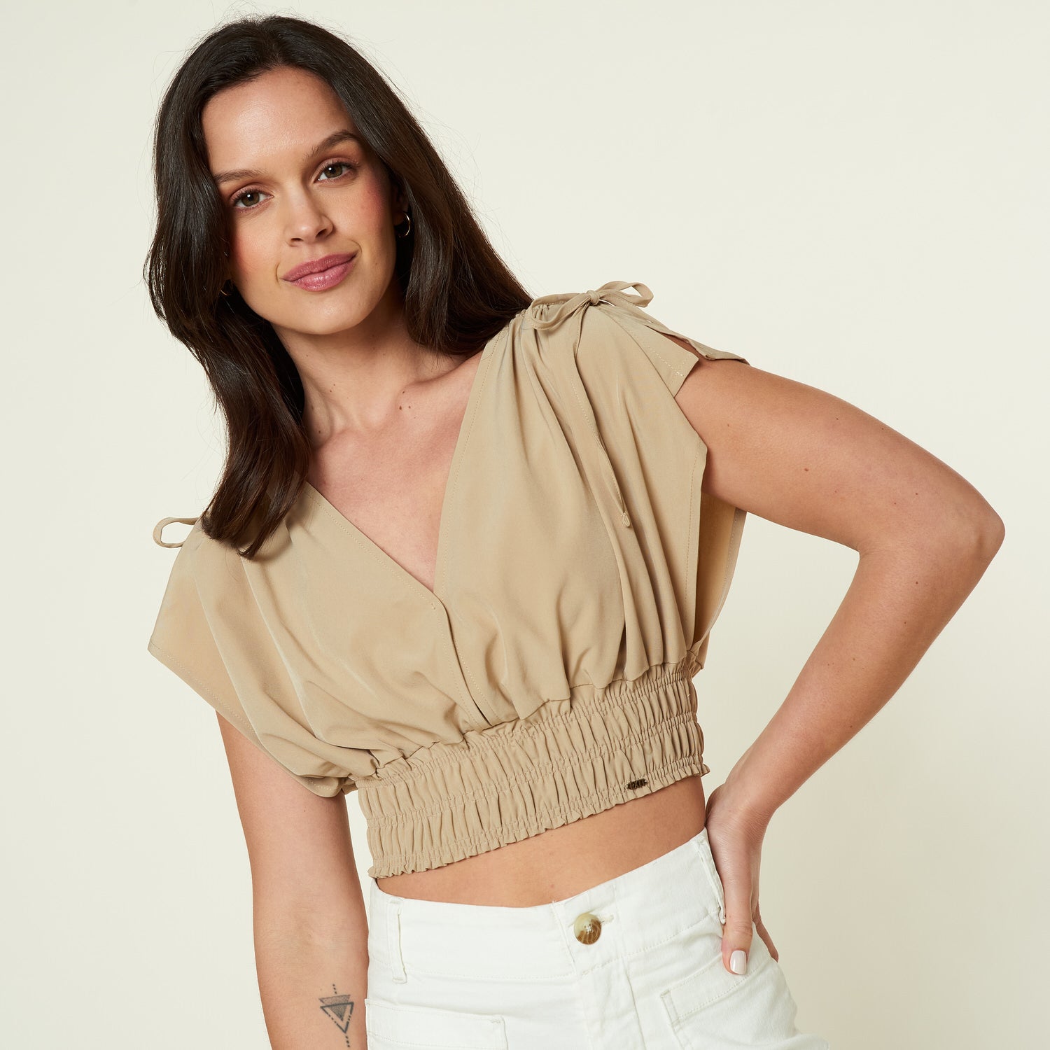 Blusa Belen Beige