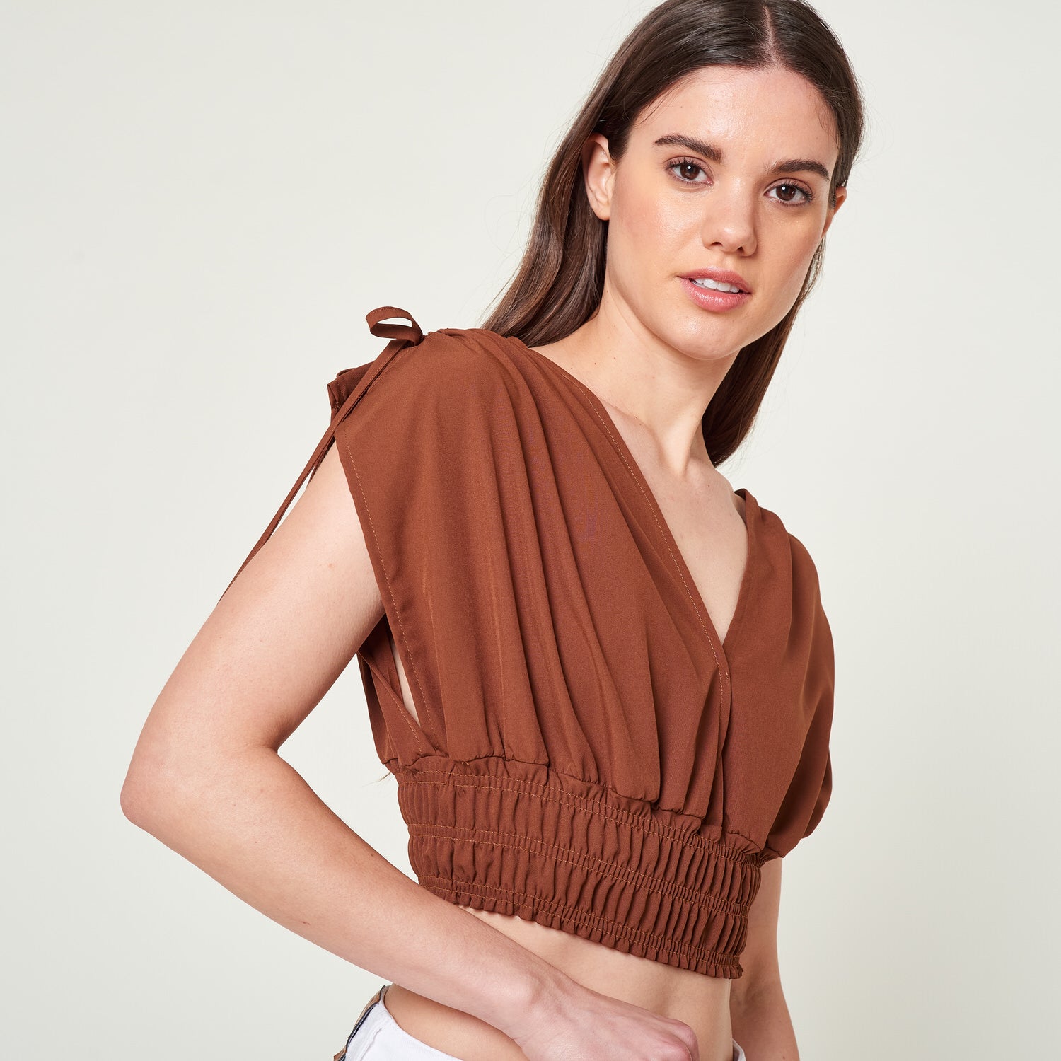 Blusa Belen Marron