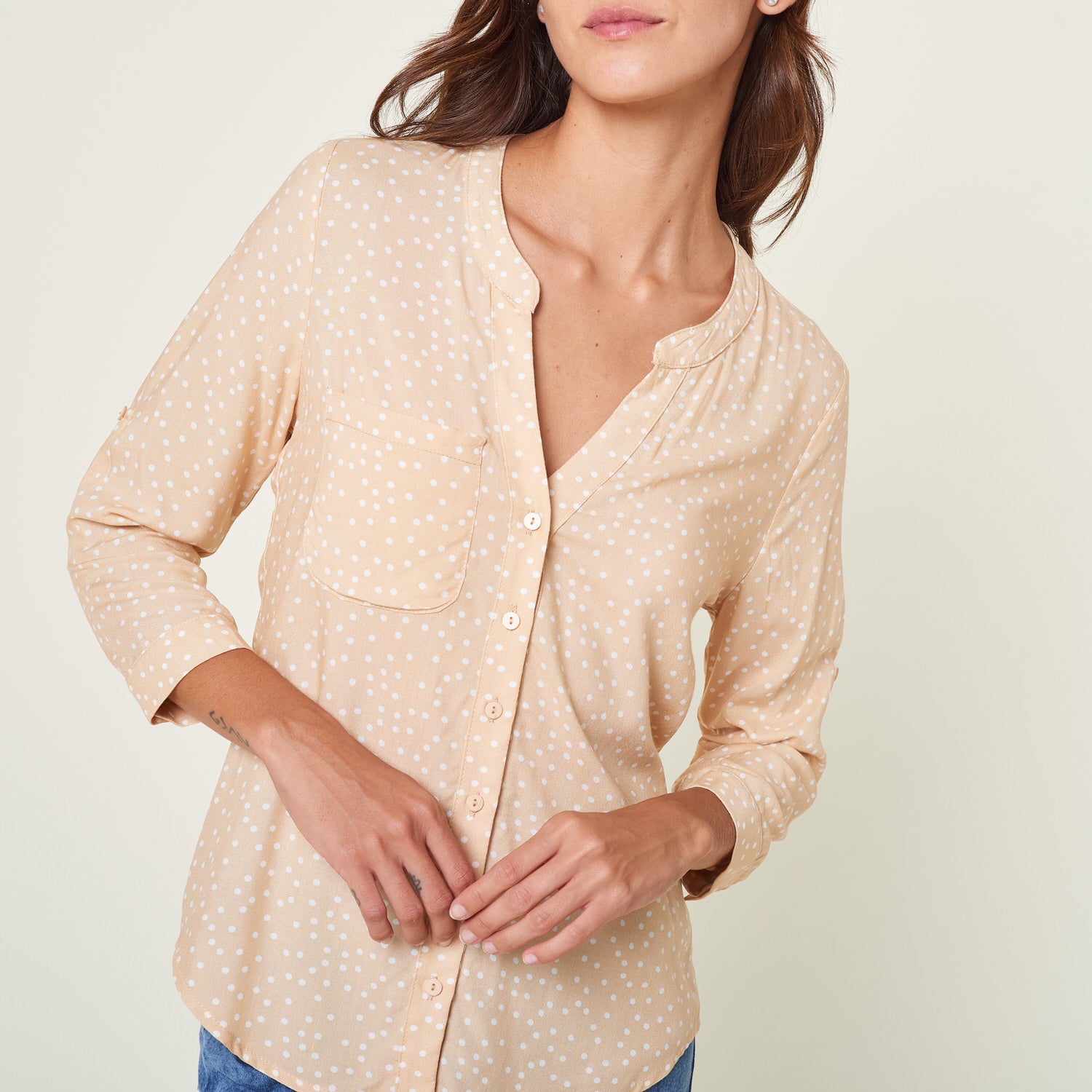 Blusa Bulos Camel