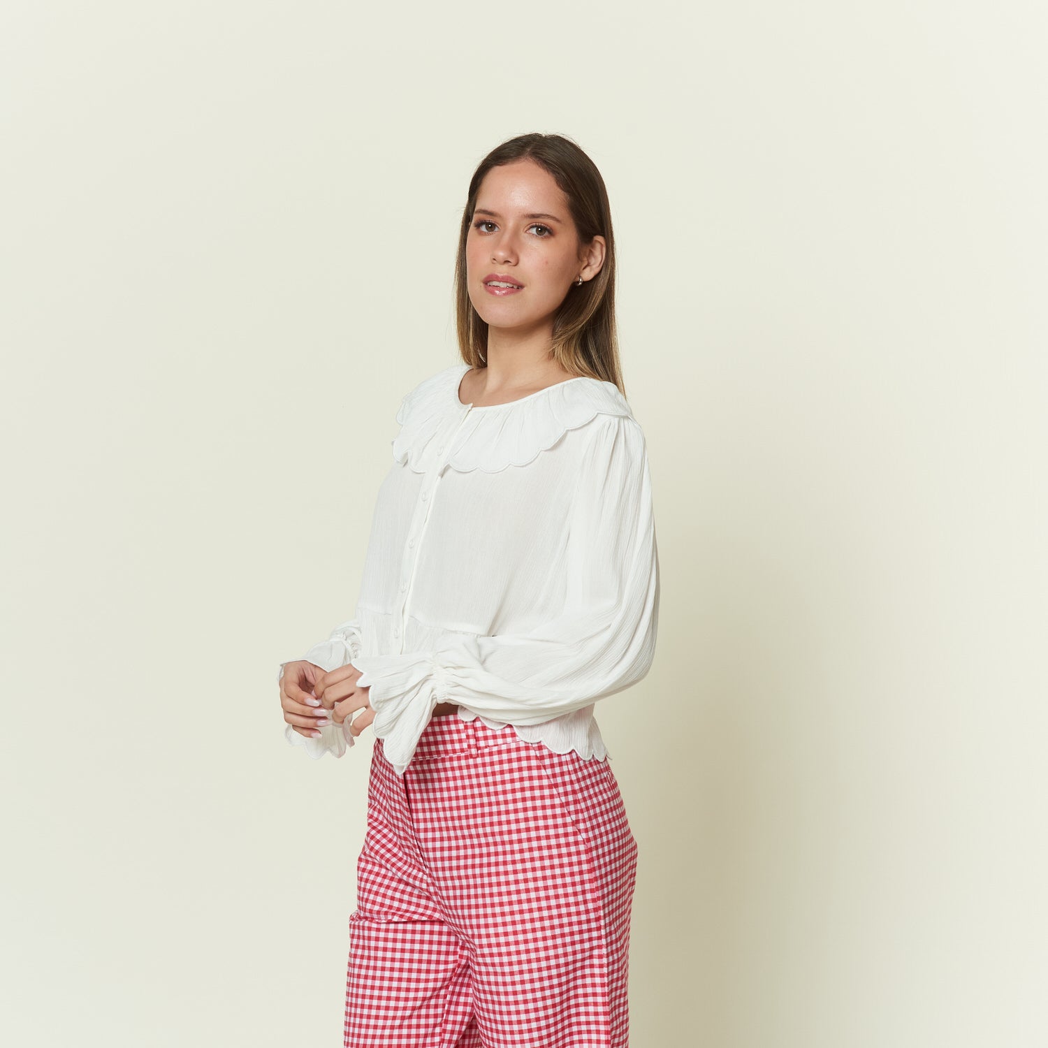 Blusa Carolina Hueso