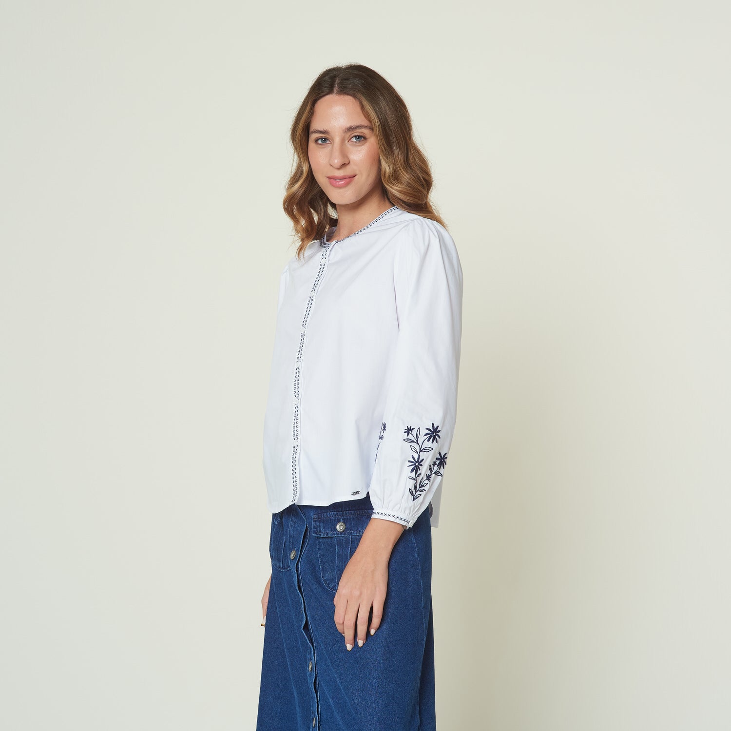 Blusa Dallas Hueso