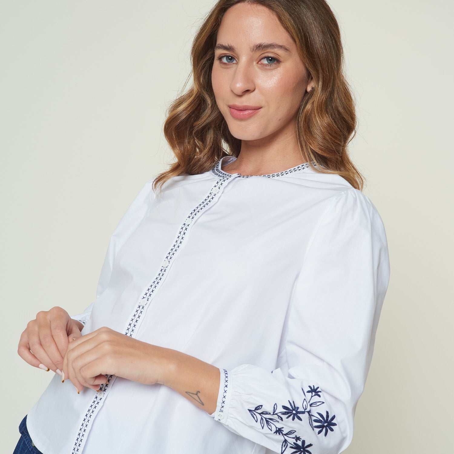 Blusa Dallas Hueso