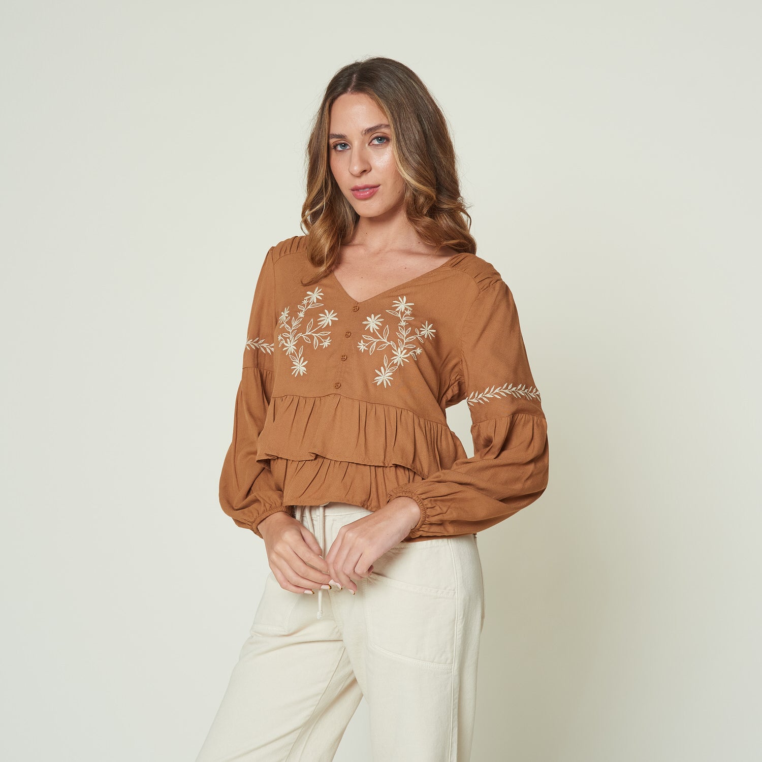 Blusa Dani Marron