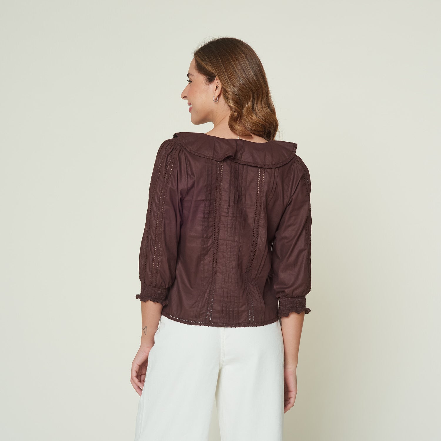 Blusa Diamante Marron