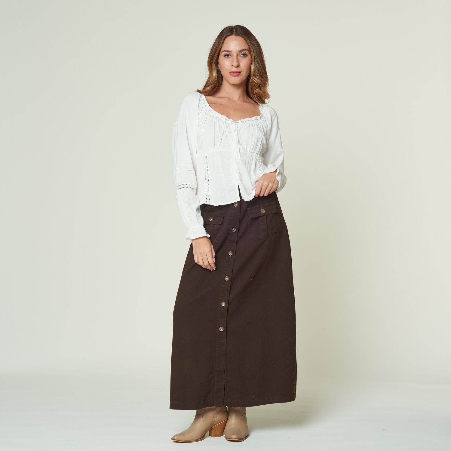 Blusa Dionisia Hueso