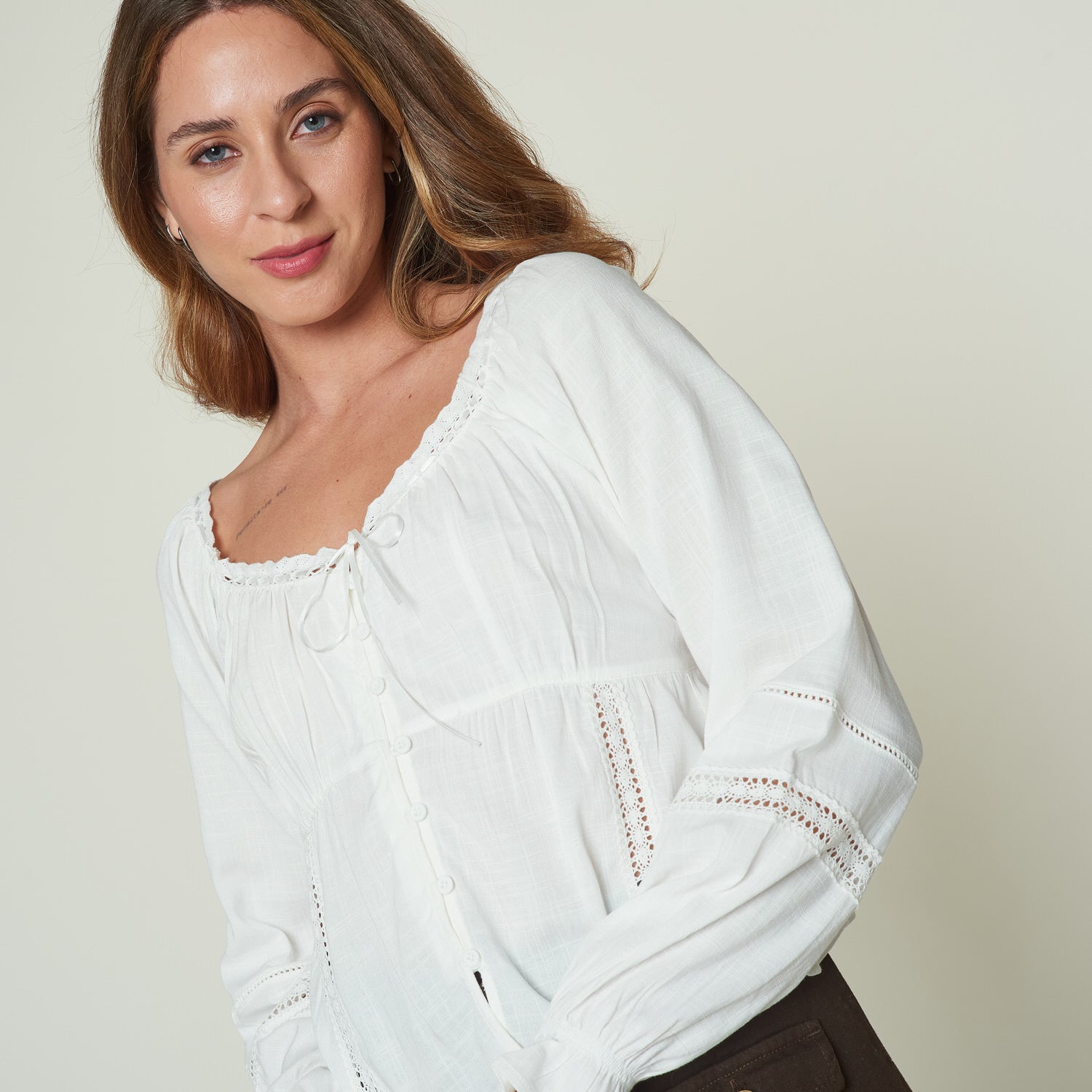 Blusa Dionisia Hueso