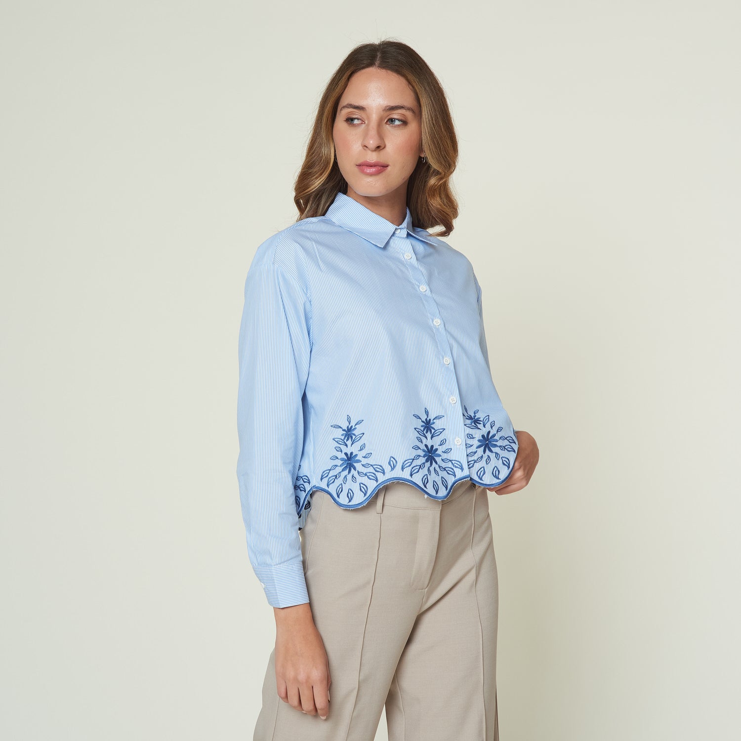 Blusa Dorita Celeste