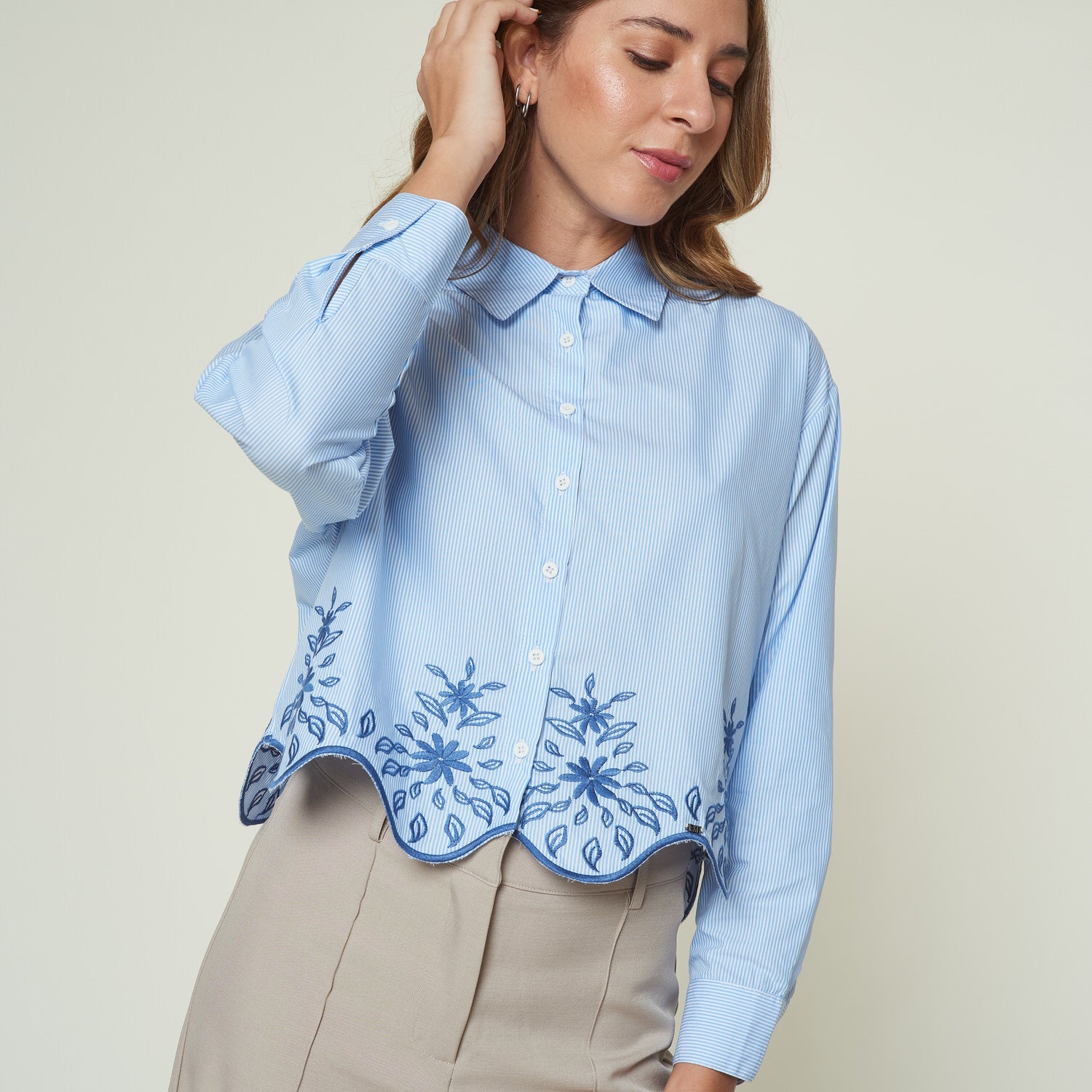 Blusa Dorita Celeste