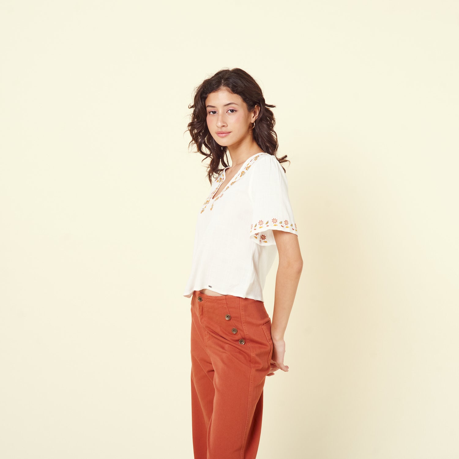 Blusa Enza Blanco