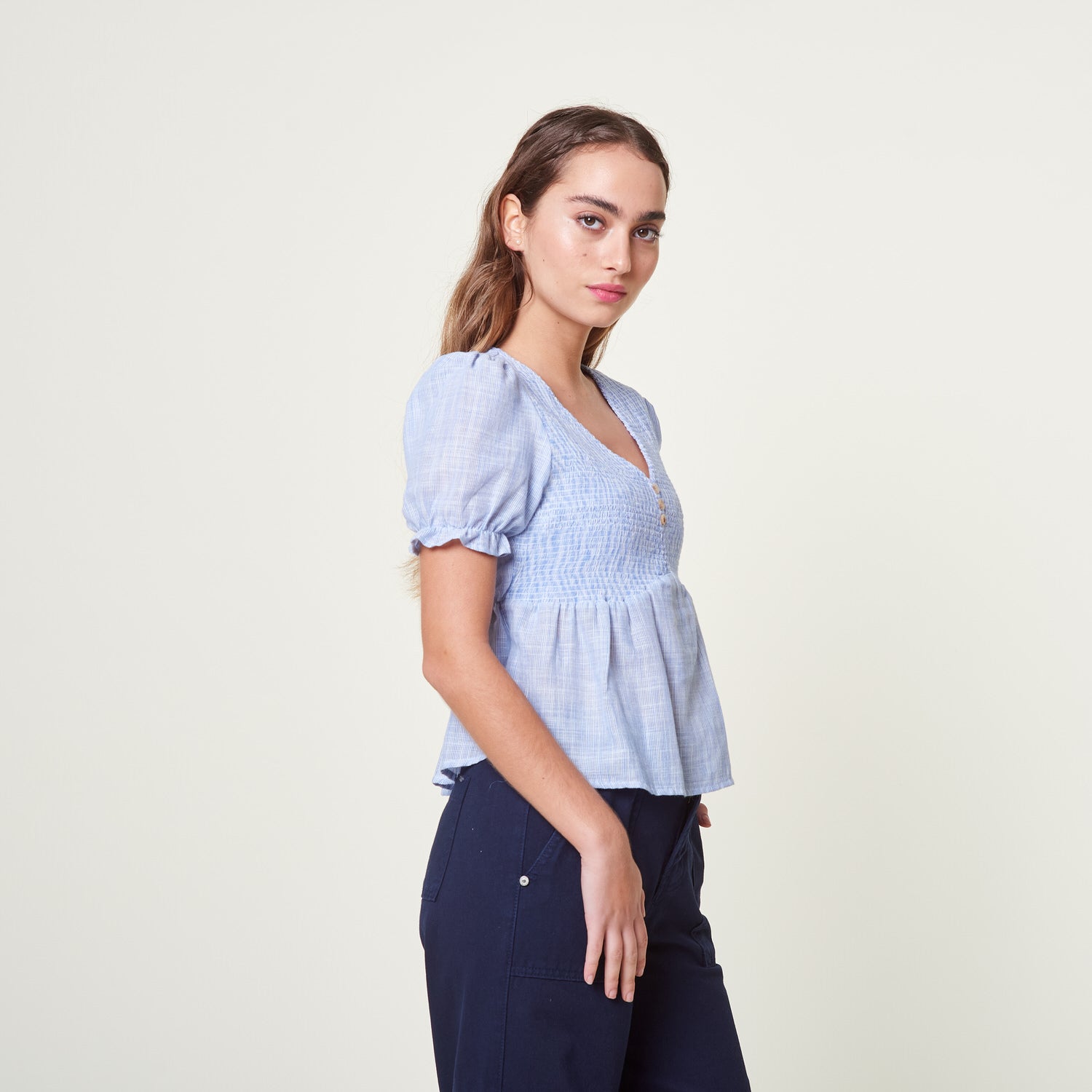 Blusa Fabiola Celeste