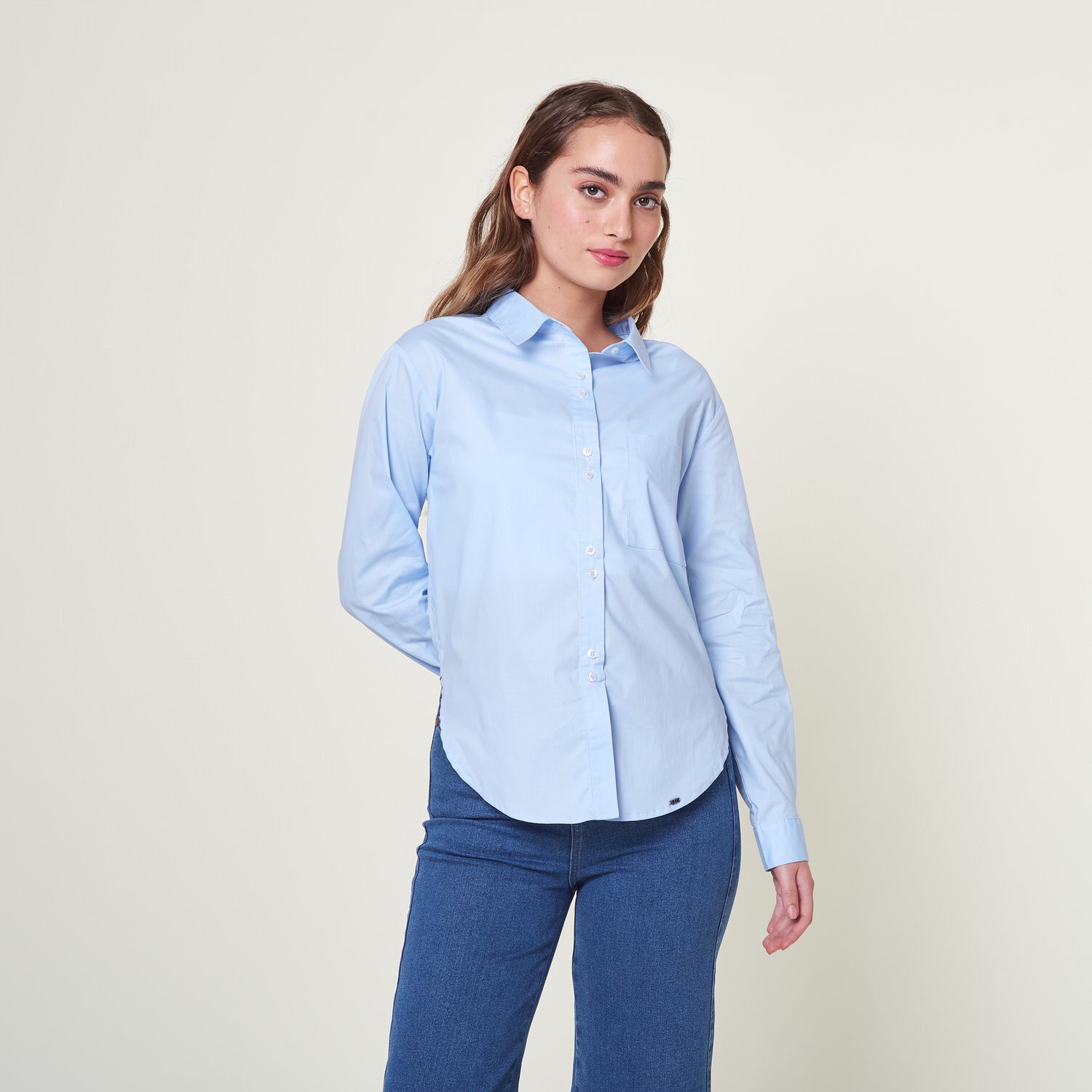 Blusa Falak Celeste