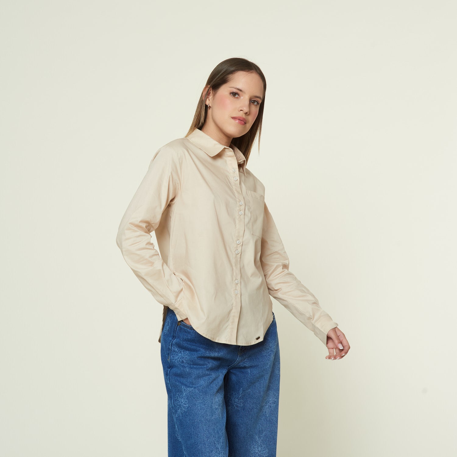 Blusa Falak Beige