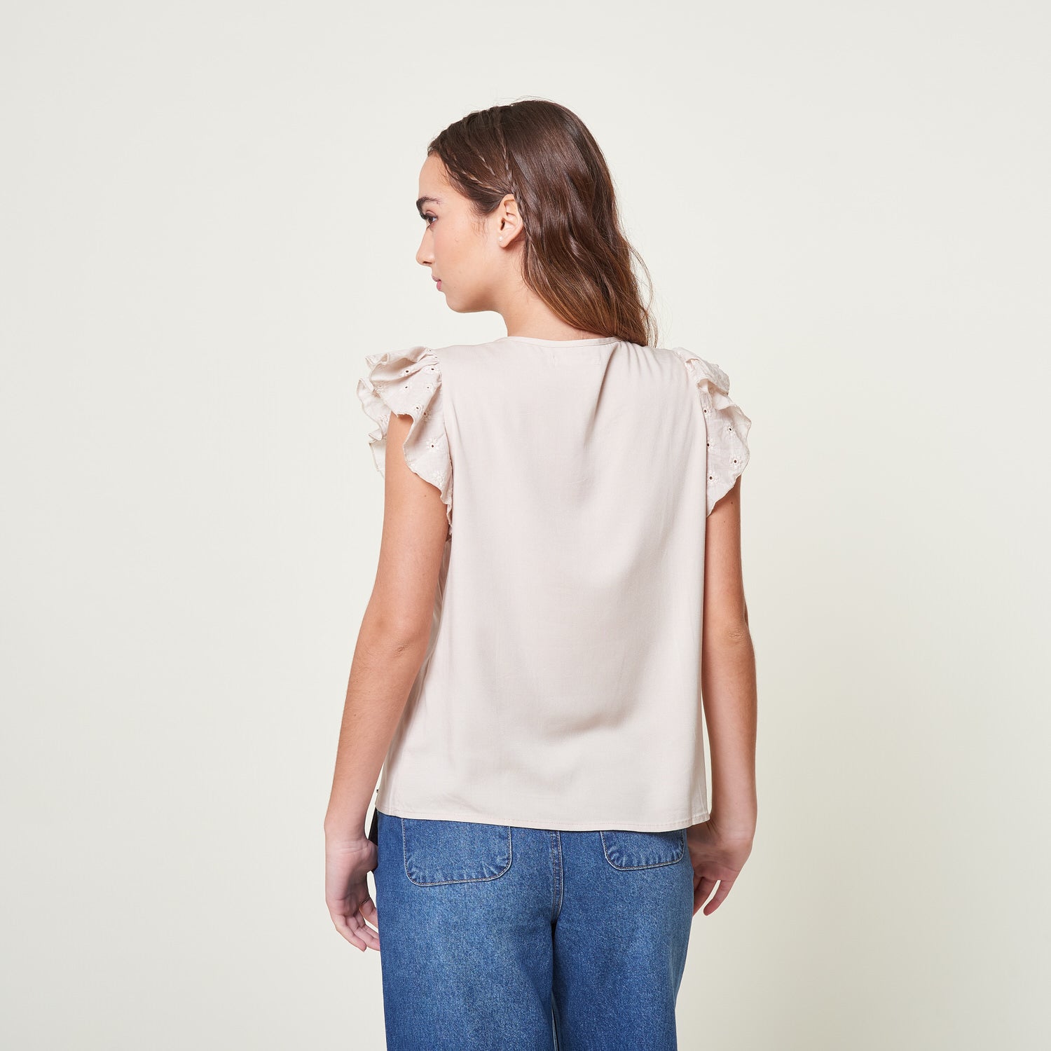 Blusa Fantina Beige