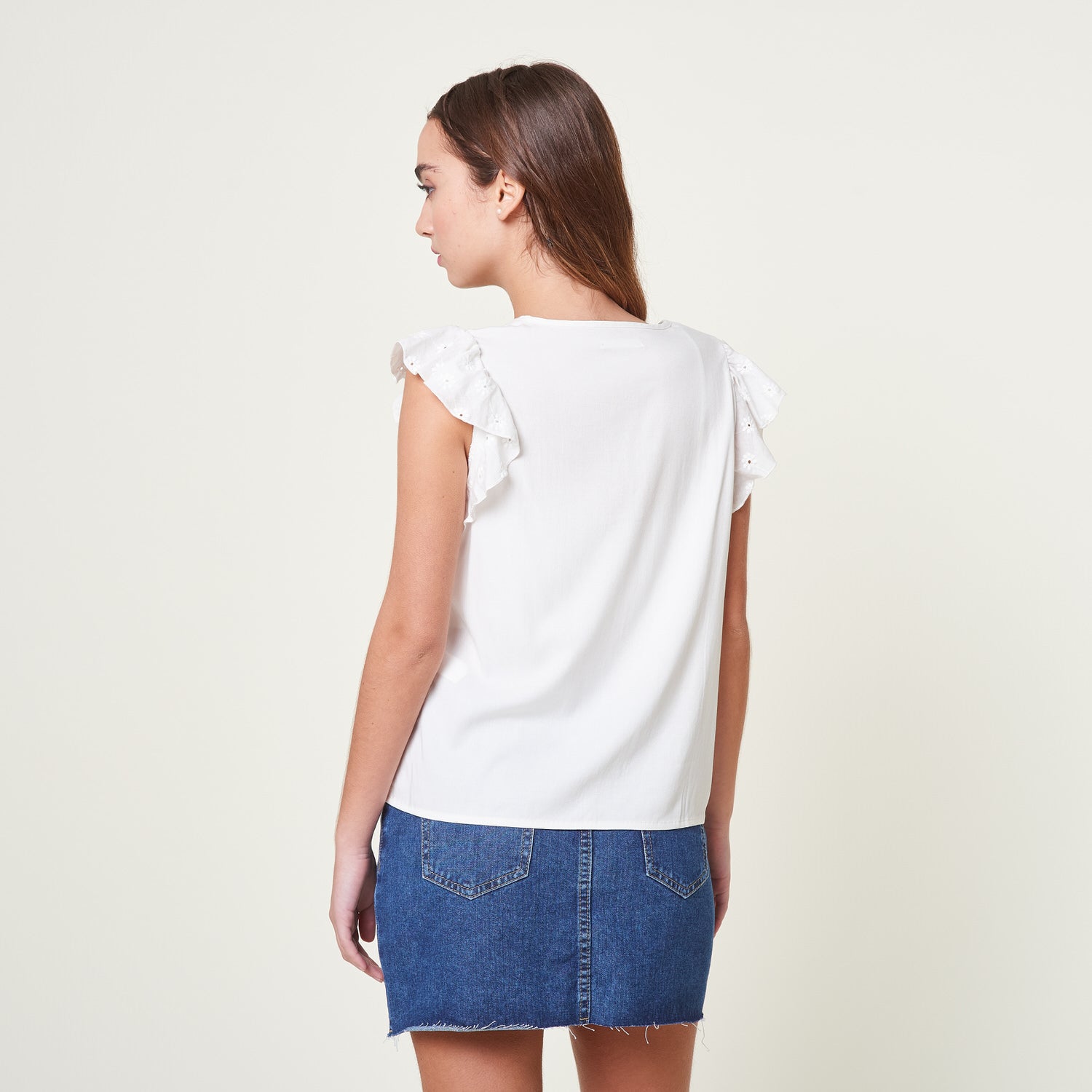 Blusa Fantina Hueso