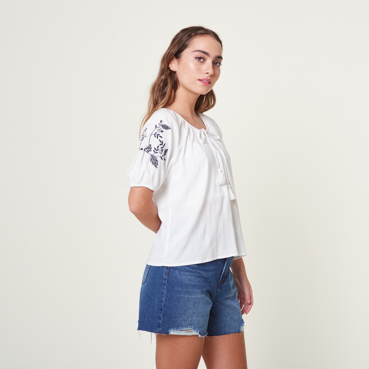 Blusa Fatima Hueso