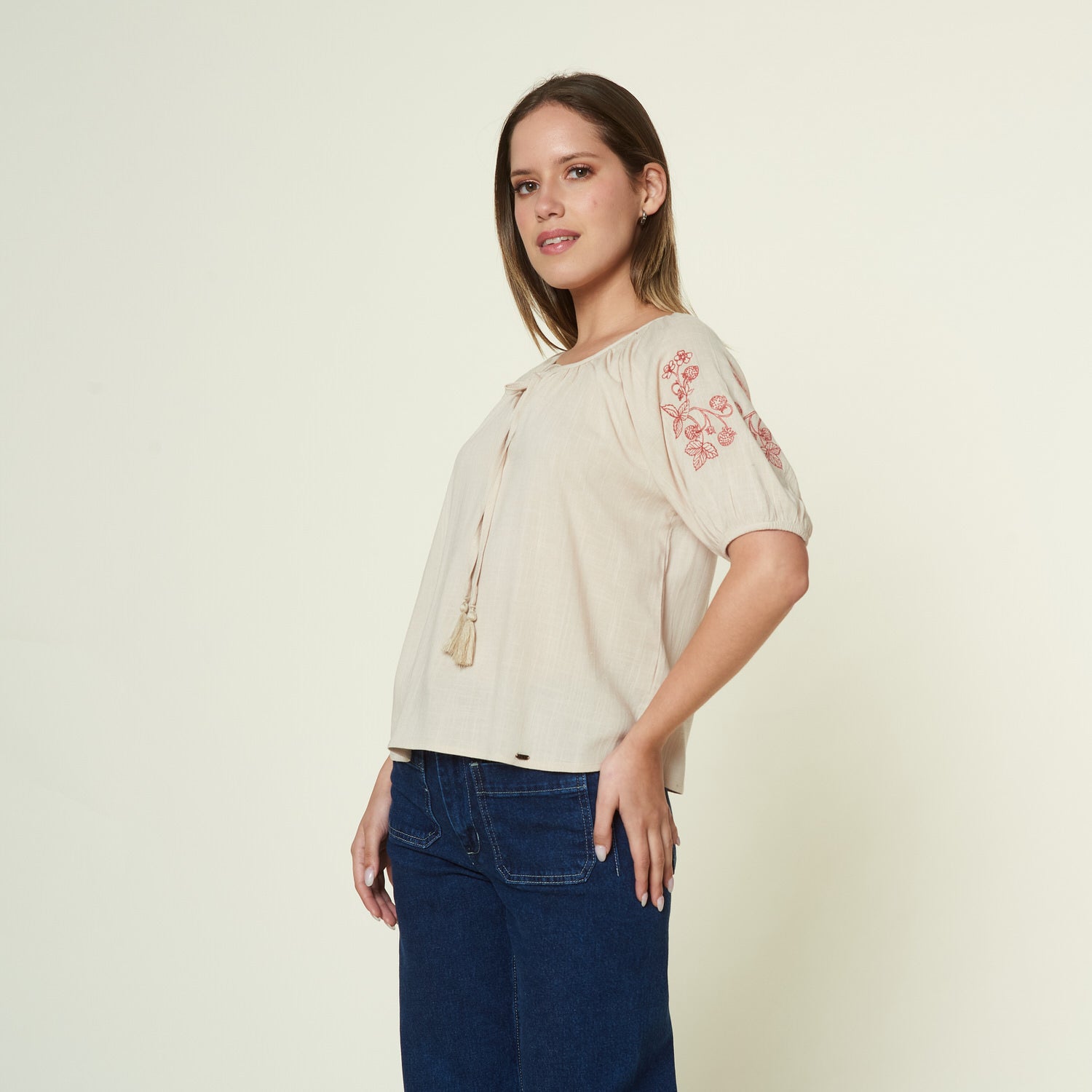 Blusa Fatima Beige