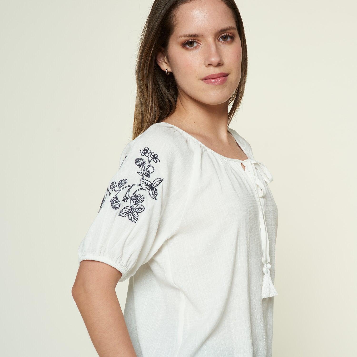 Blusa Fatima Hueso