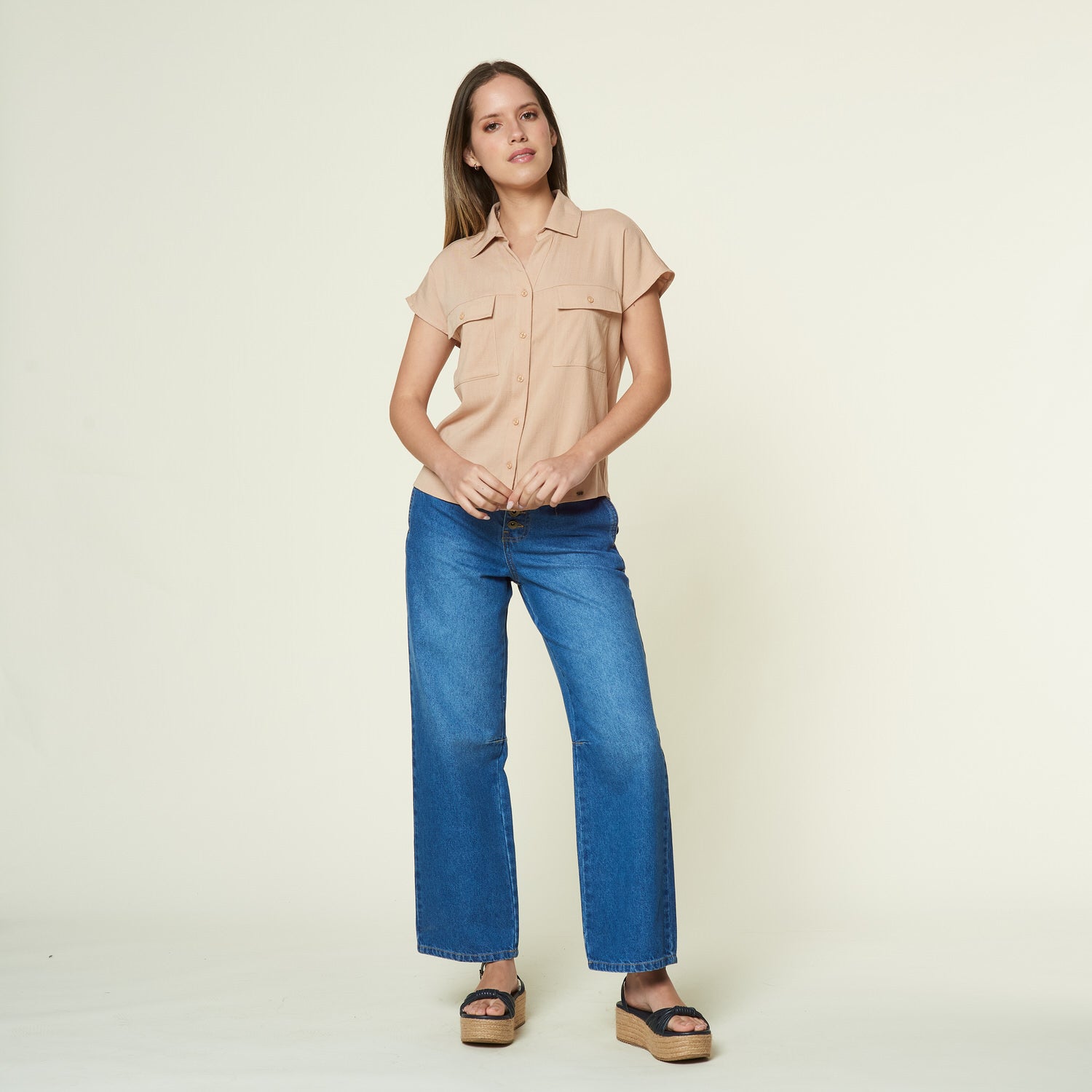 Blusa Fausta Beige
