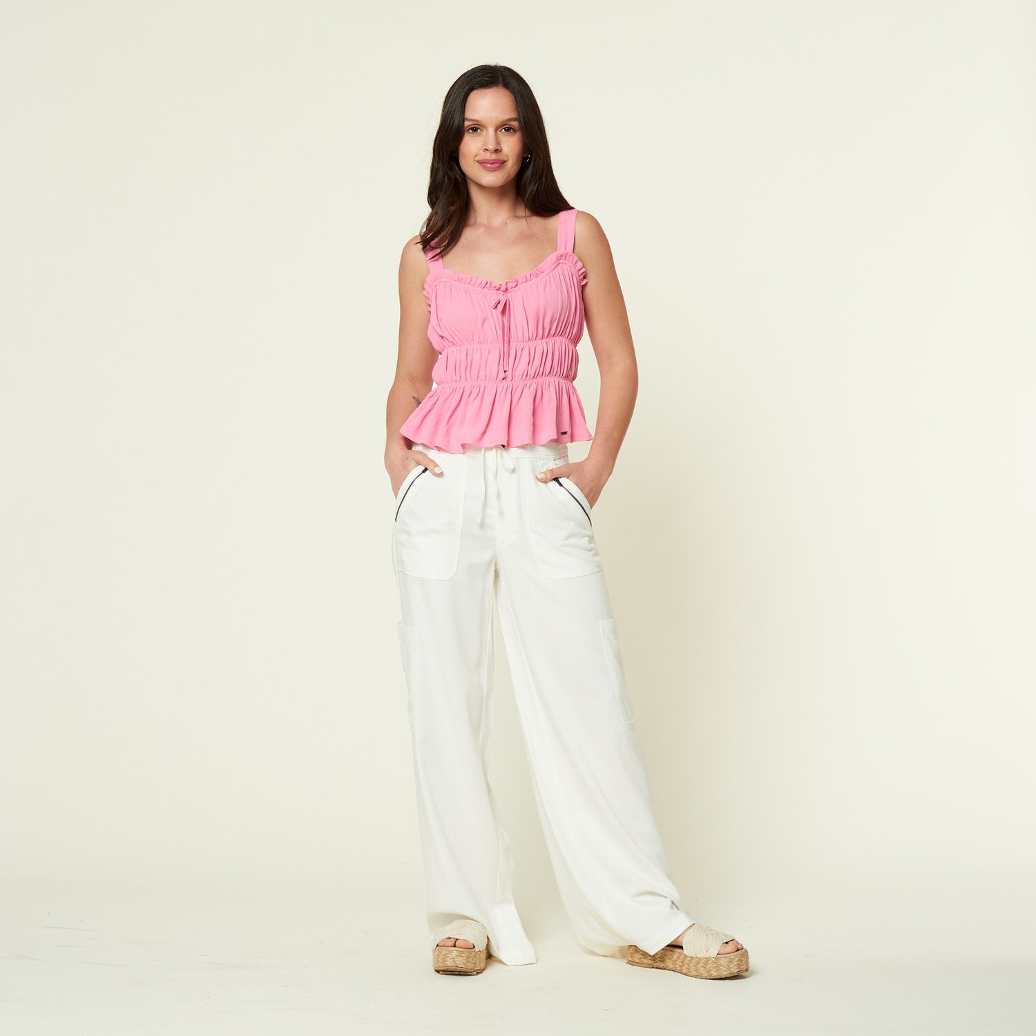 Blusa Filipina Fucsia