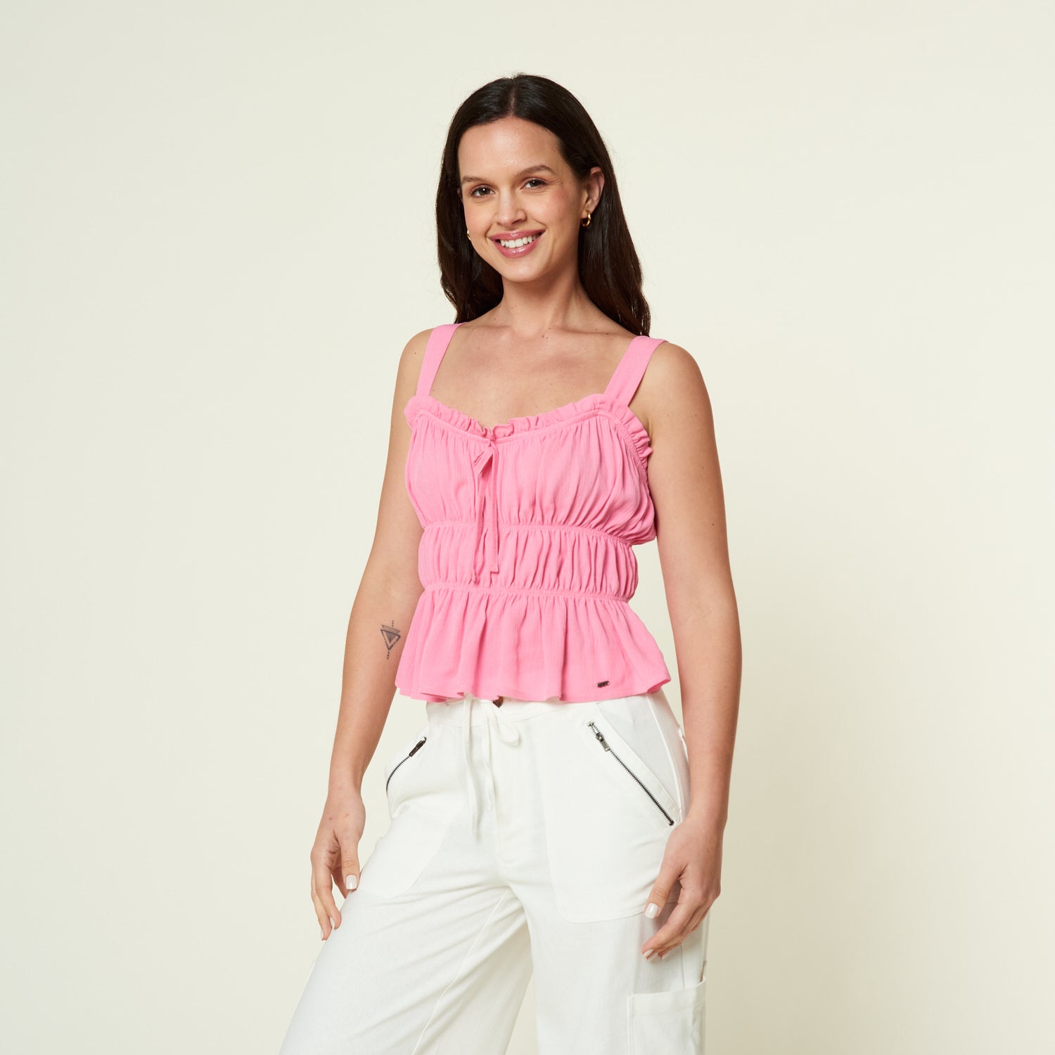 Blusa Filipina Fucsia