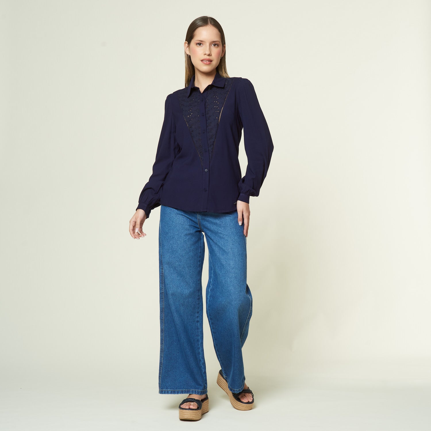 Blusa Florenchia Azul