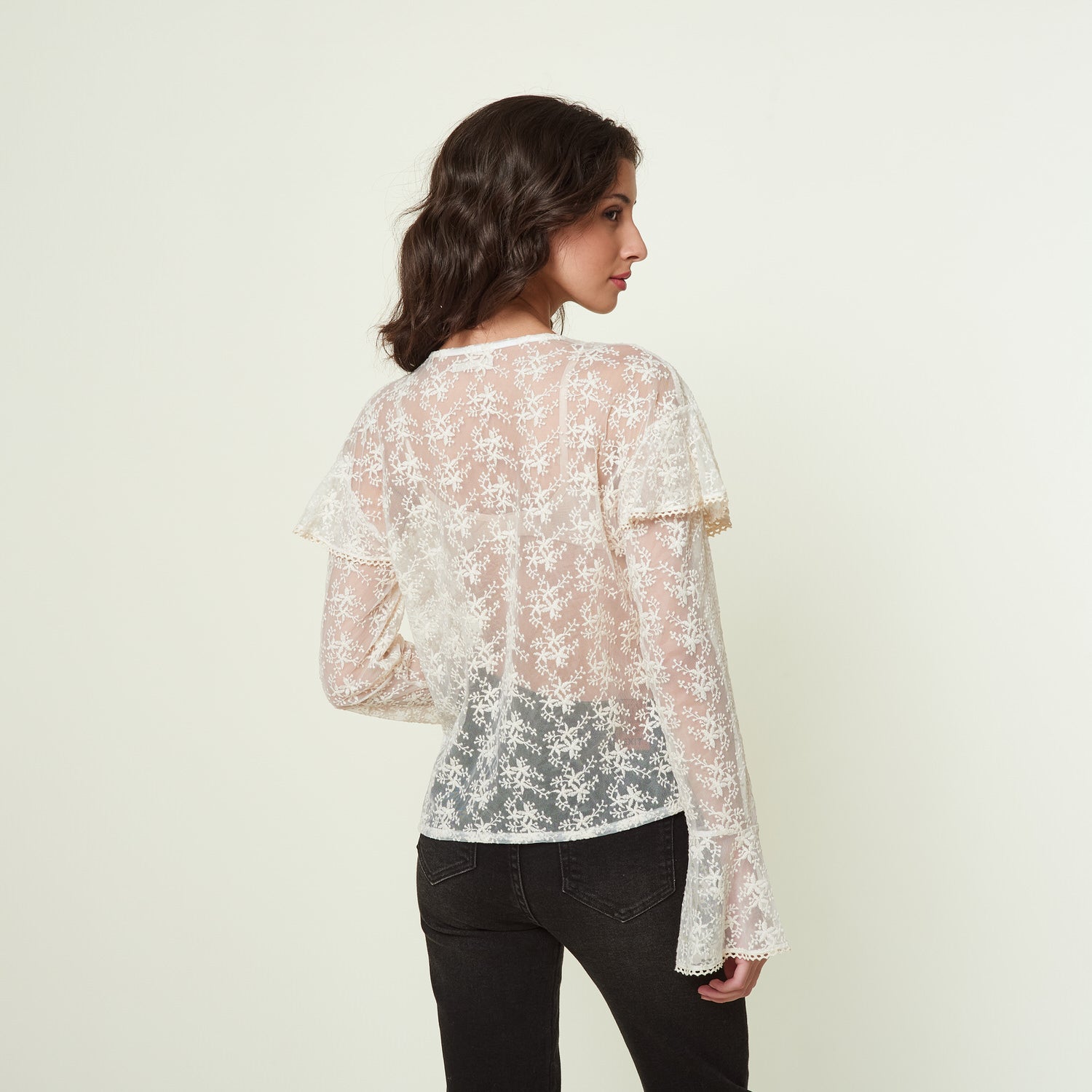 Blusa Garazi Hueso