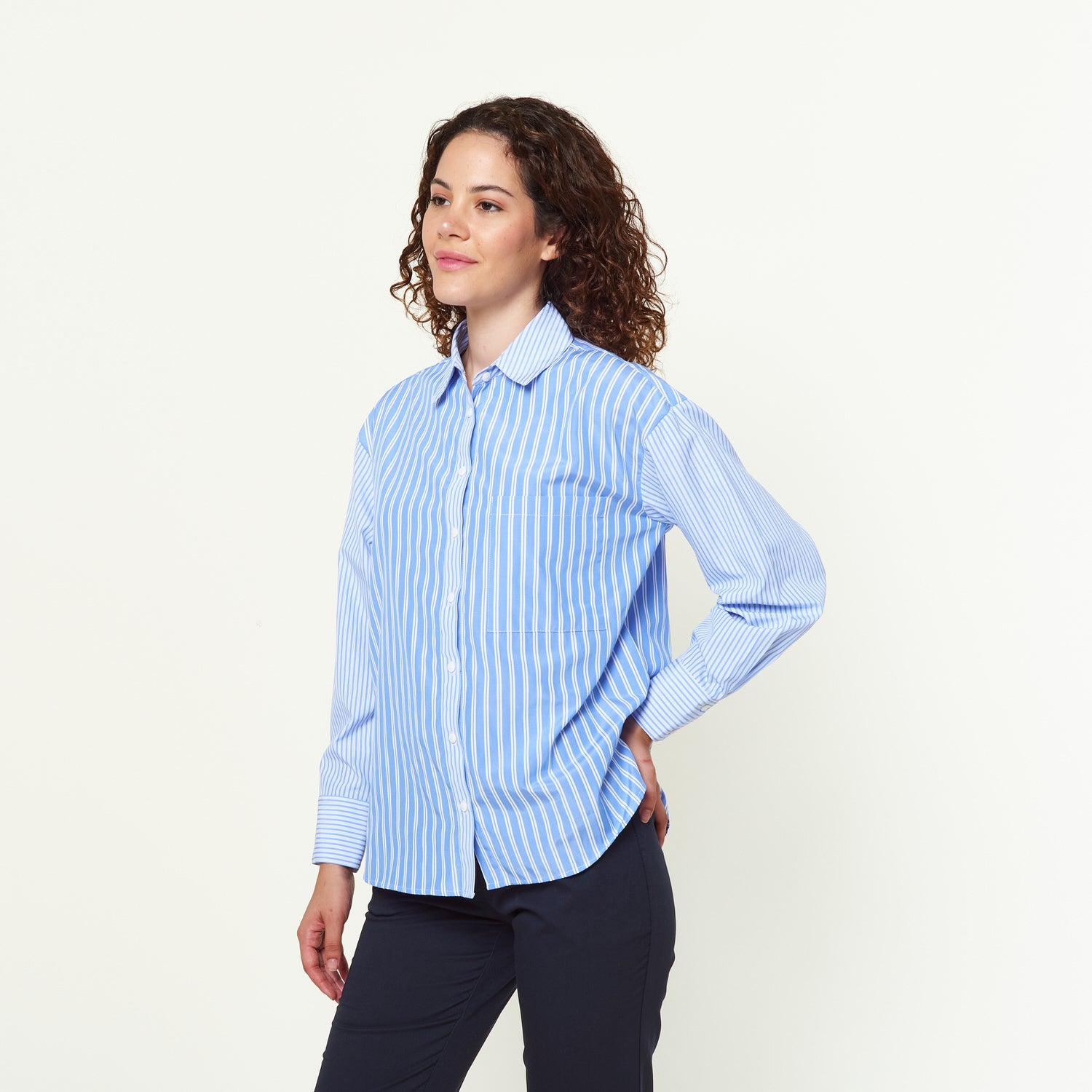 Blusa Giordana Celeste