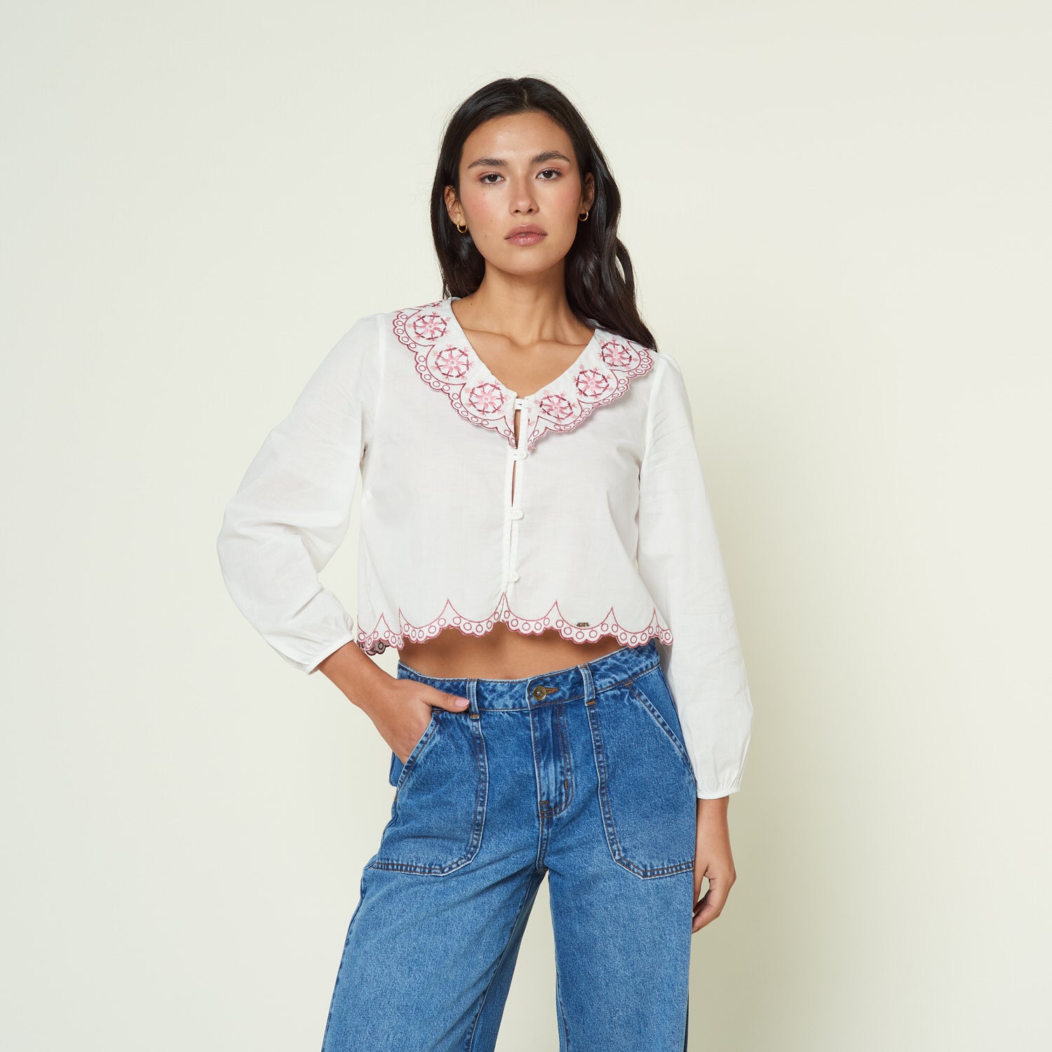 Blusa Hadassa Hueso