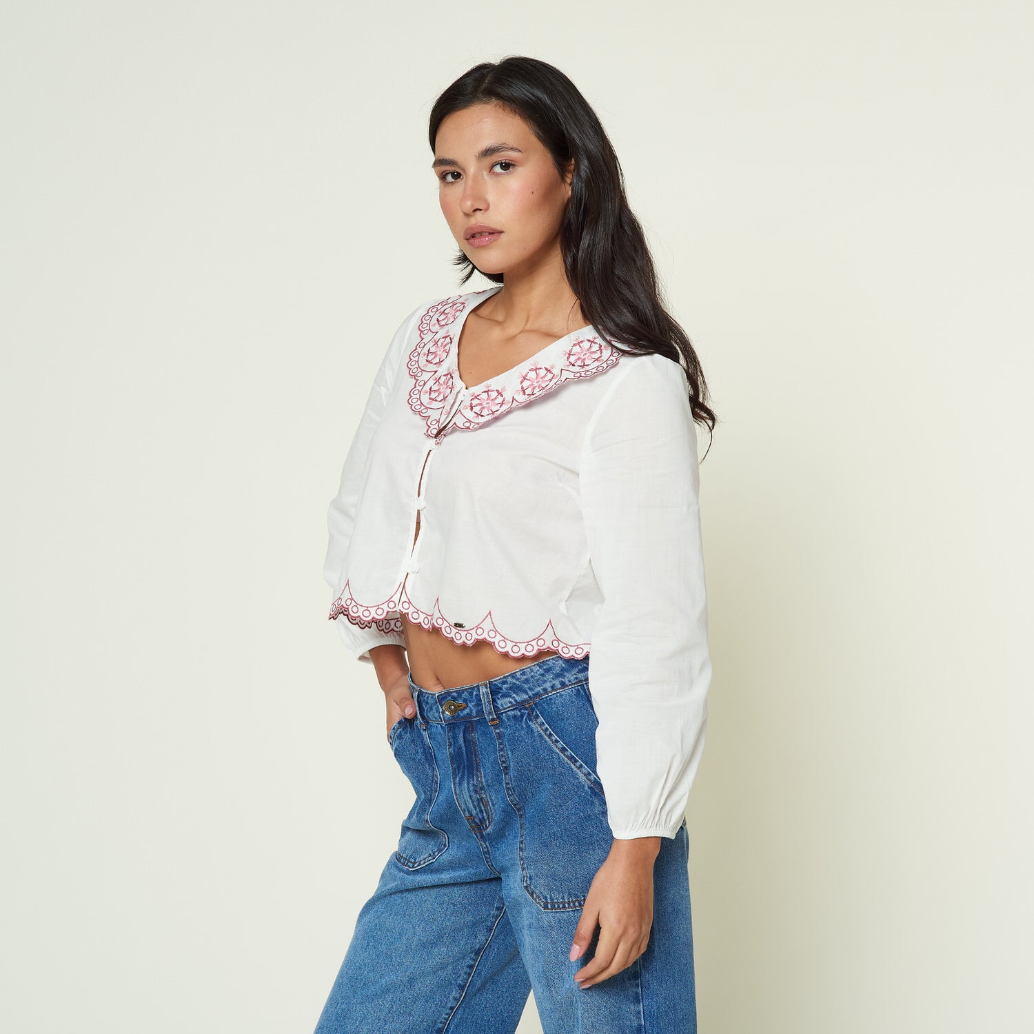 Blusa Hadassa Hueso