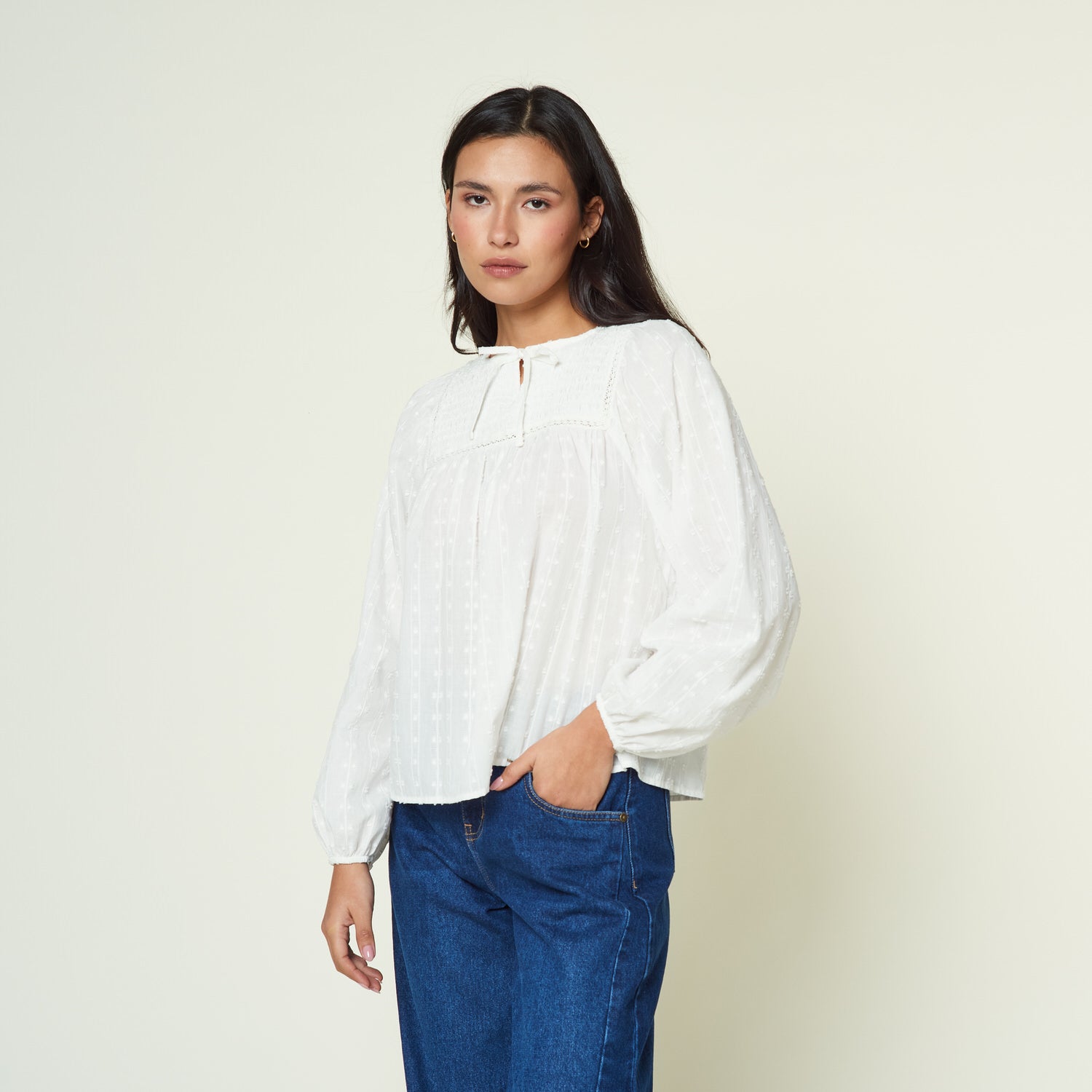 Blusa Hanna Hueso