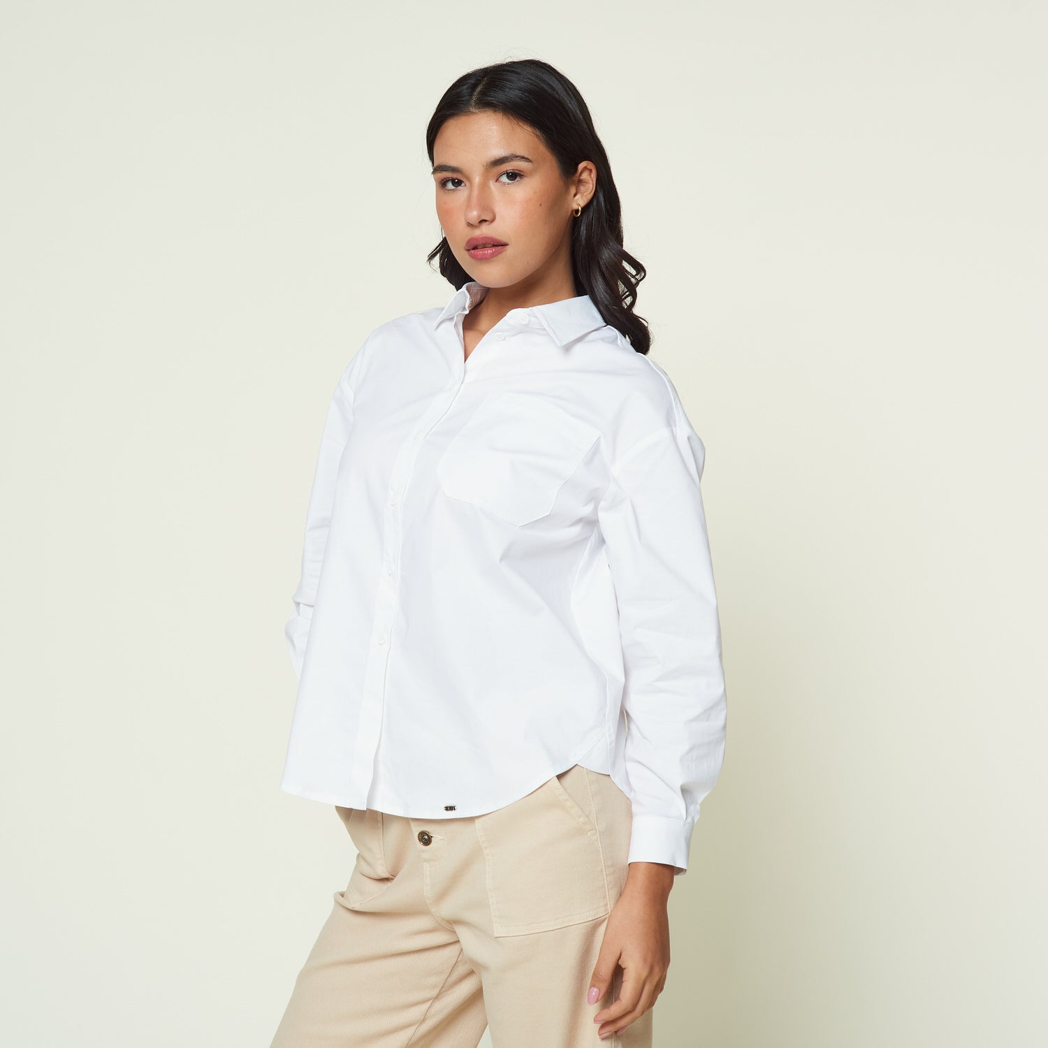 Blusa Hanza Hueso
