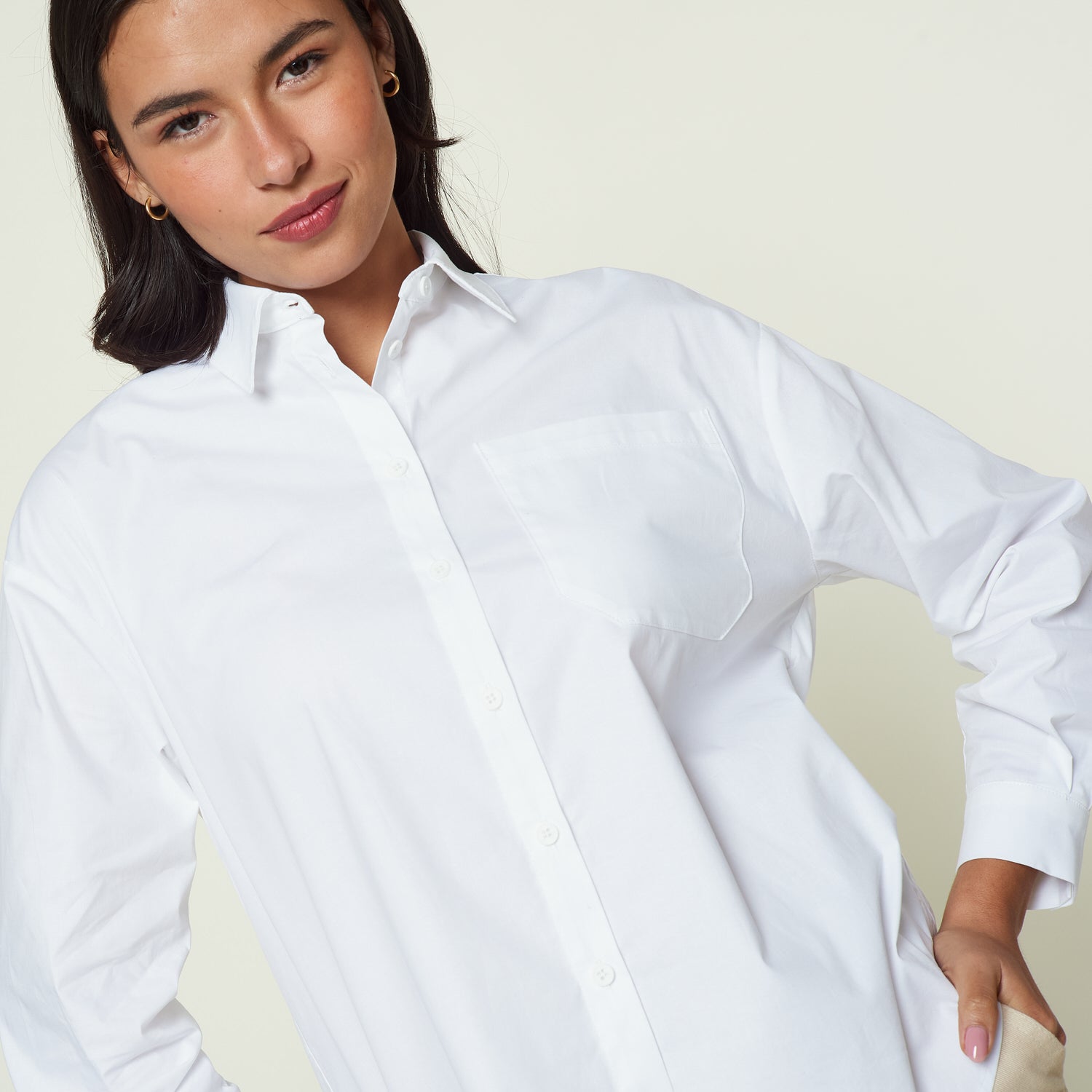 Blusa Hanza Hueso