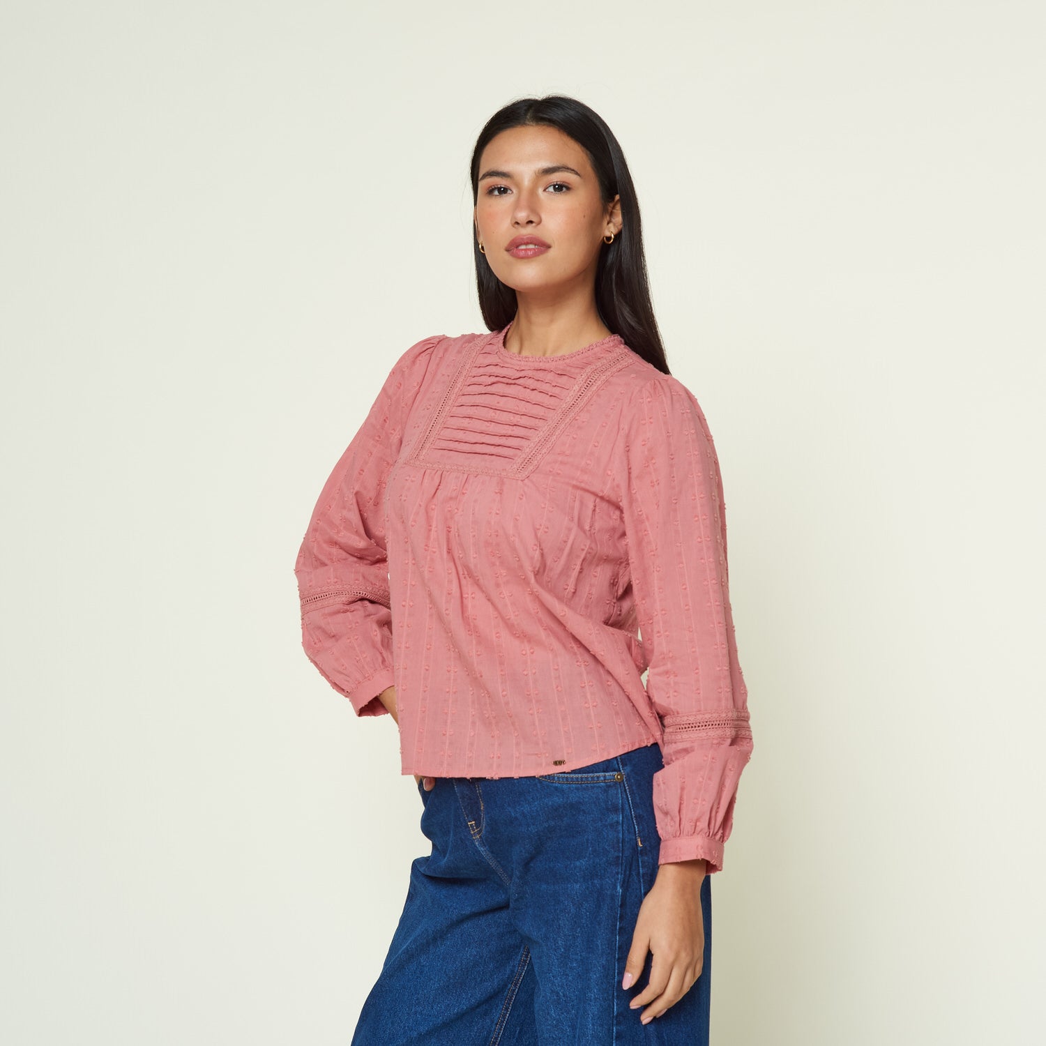 Blusa Harumi Palo Rosa